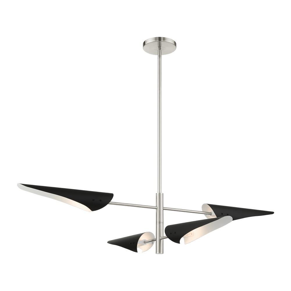 Livex Lighting Capistrano 4 - Light Pendant in  Brushed Nickel