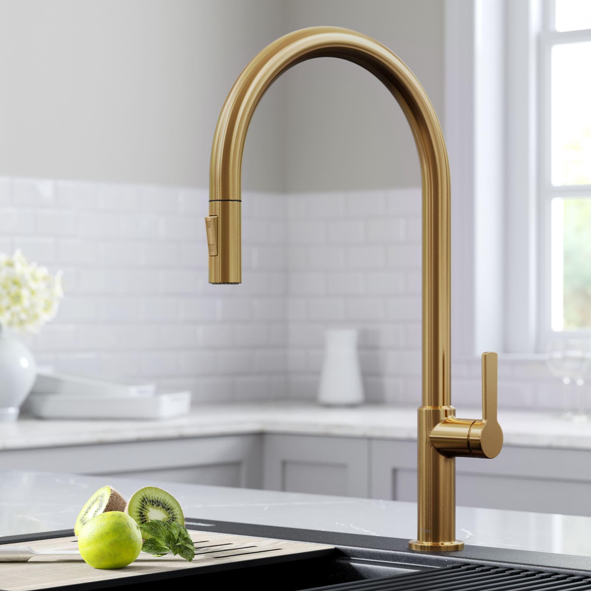 Oletto Single Handle Pull-Down Kitchen Faucet