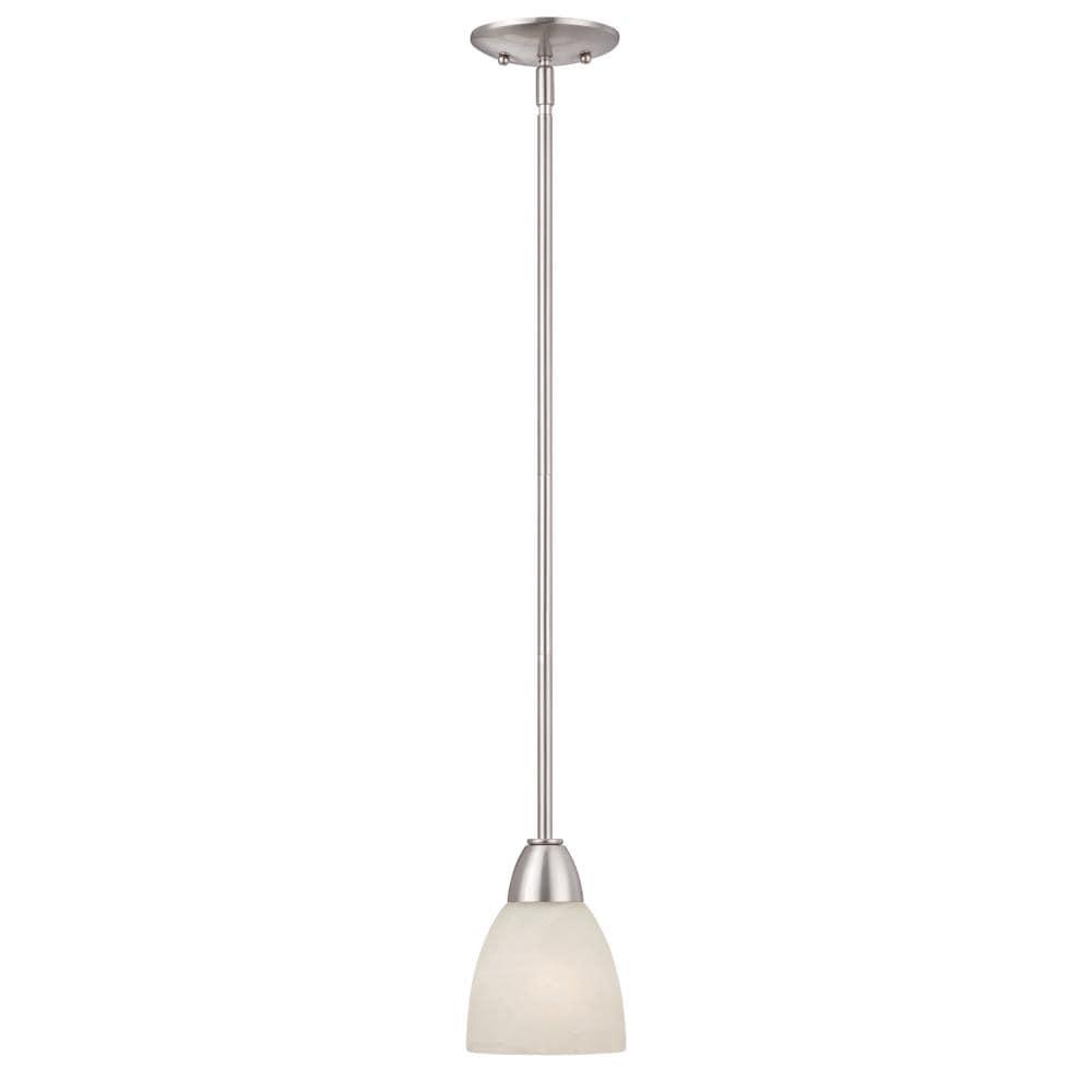 Designers Fountain 15005-MP-35 Torino Mini Pendant, Brushed Nickel