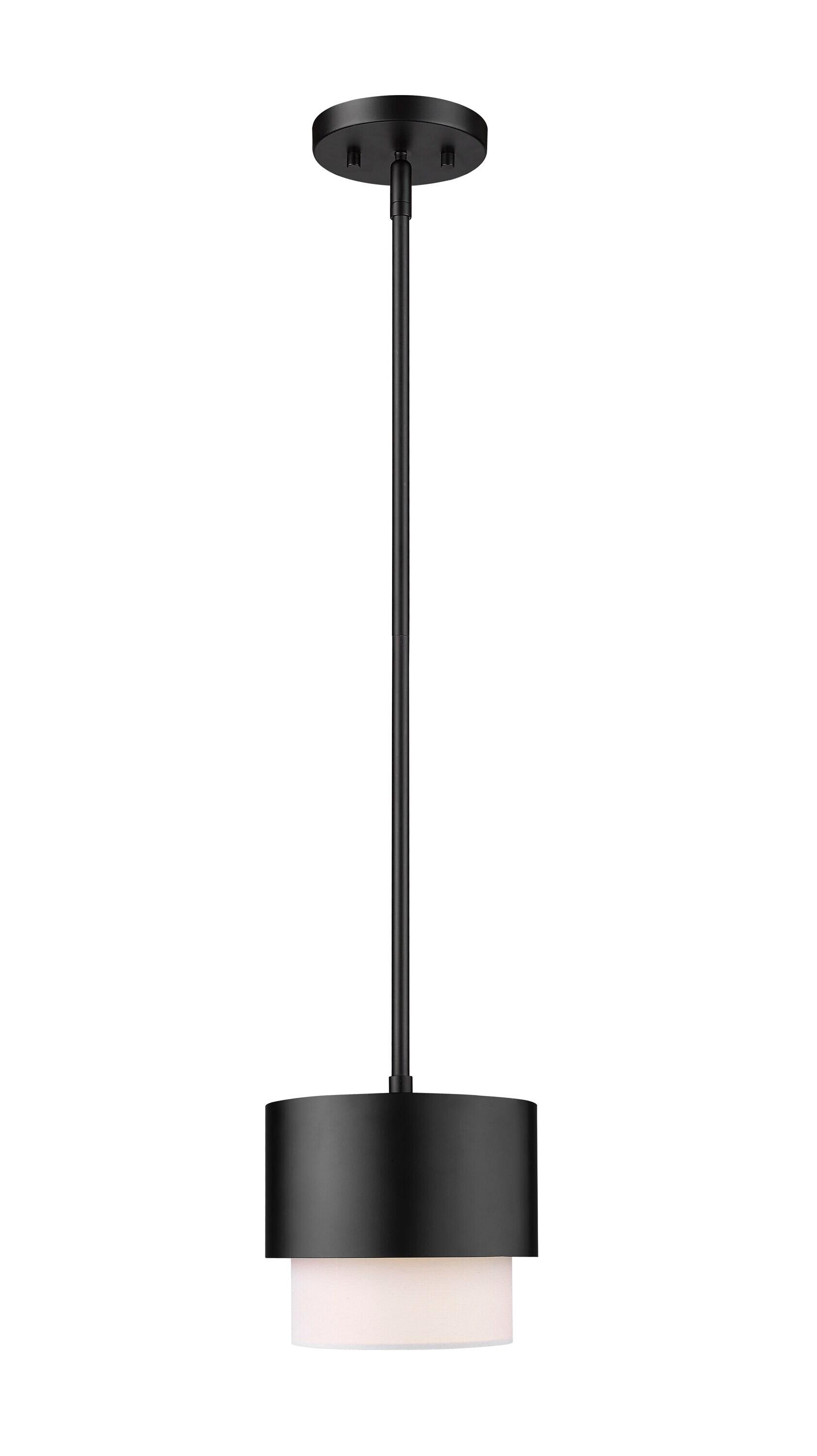 Z-Lite Counterpoint 1 - Light Pendant in  Matte Black