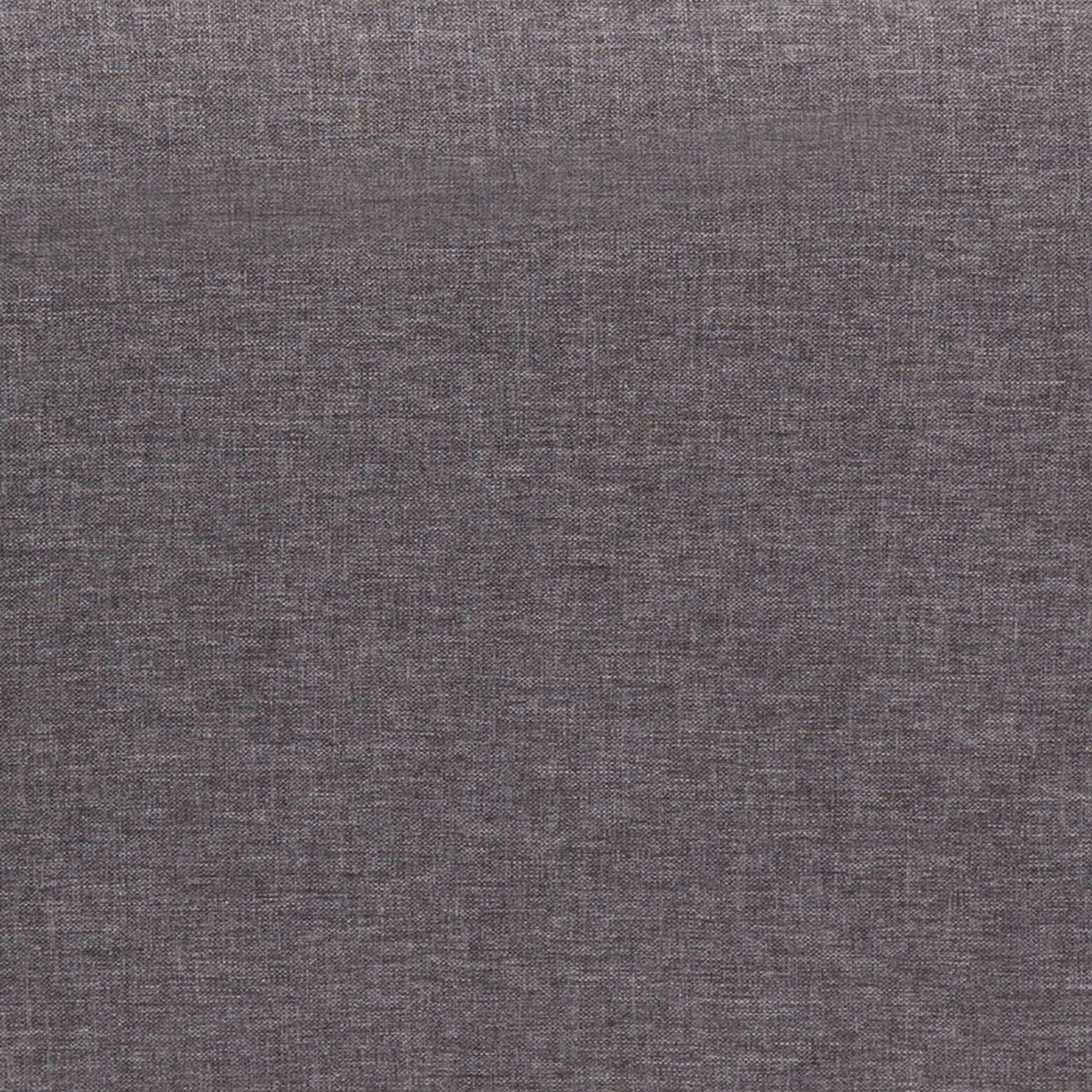 Flash Furniture Evie Mid-Century Modern Sofa with Faux Linen Fabric Upholstery & Solid Wood Legs in Stone Gray