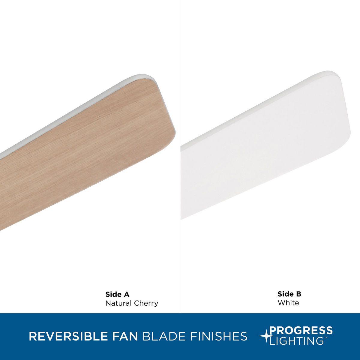 P2556-3030K-Progress Lighting-Trevina II - Wide - Ceiling Fan - 1 Light - Wall Control in Modern style - 52 Inches wide by 15.75 Inches high-White