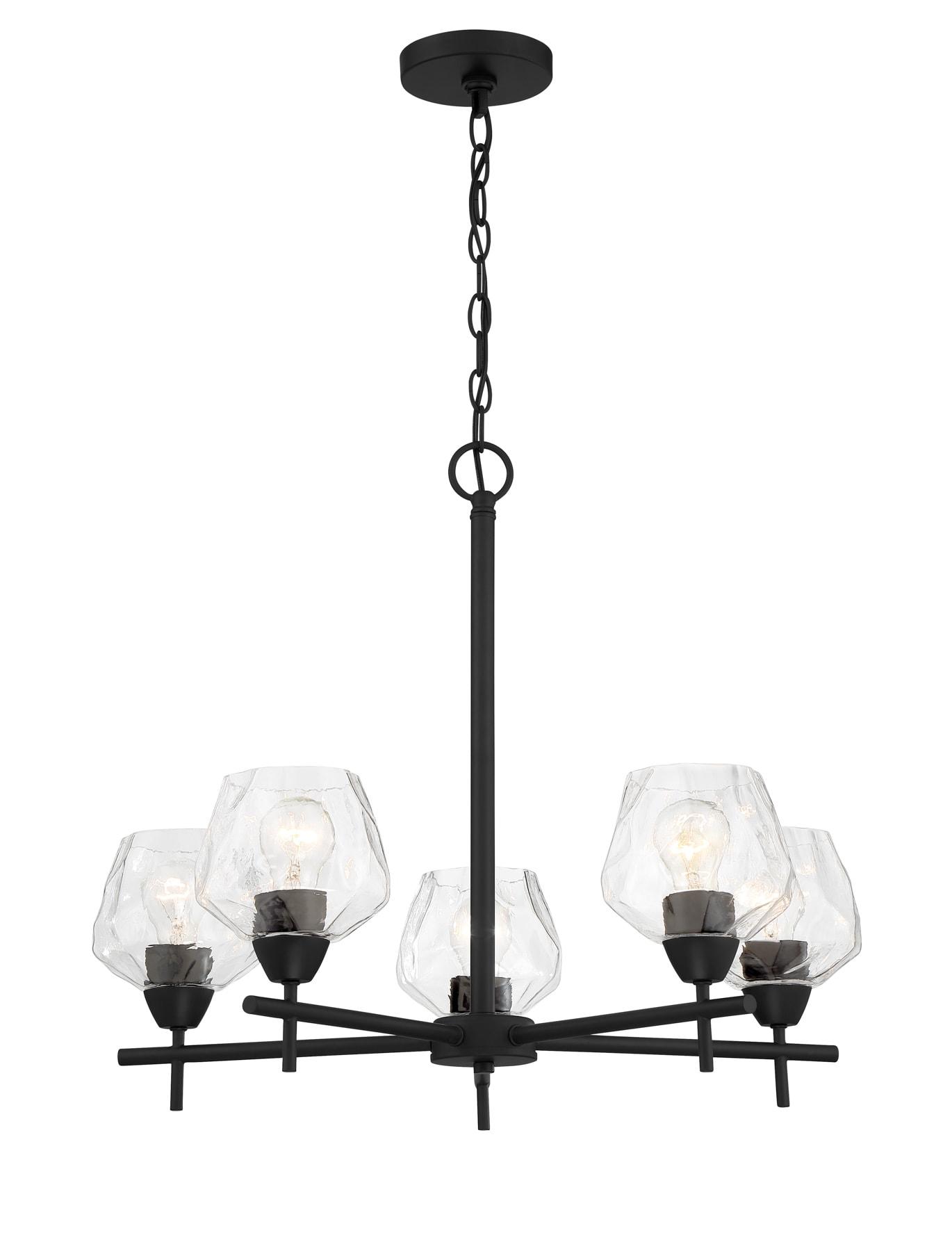 5 Light Chandelier-Coal Finish    -Traditional Installation Minka Lavery 2175-66A
