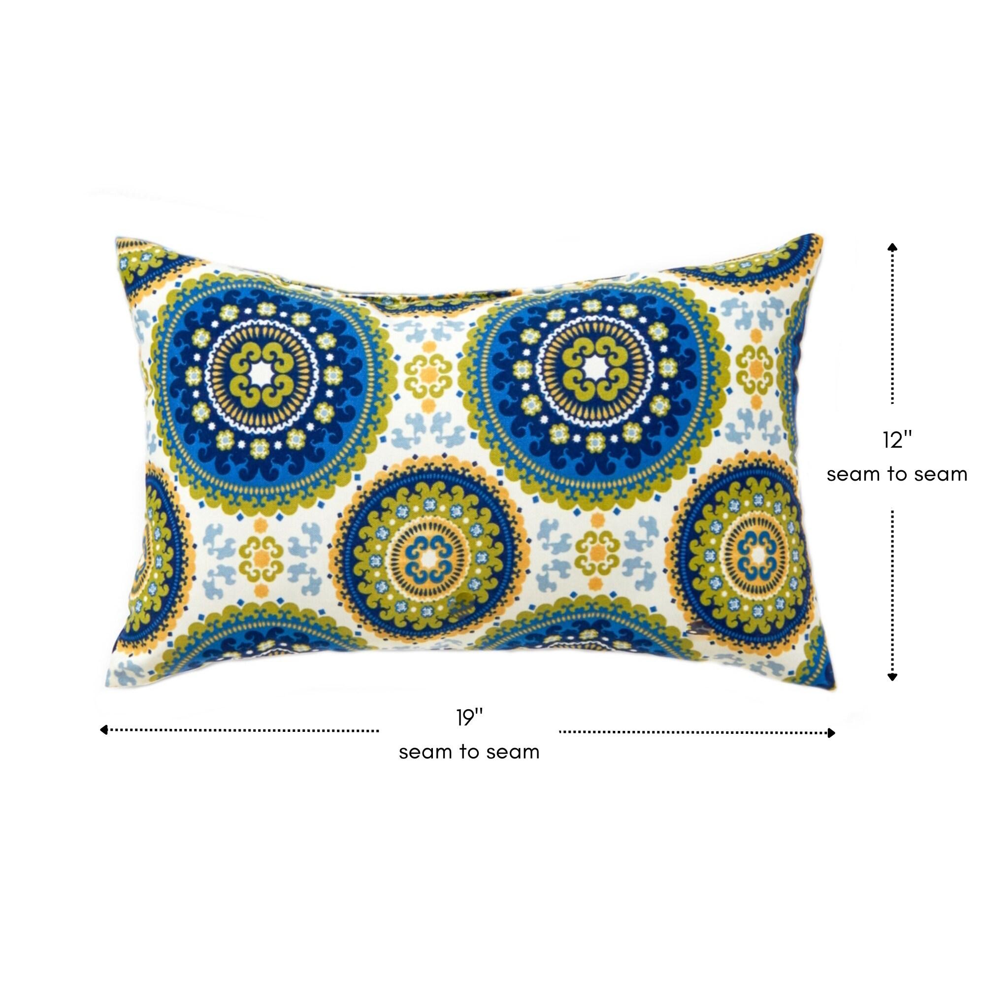 Indoor/Outdoor Reversible Throw Pillow