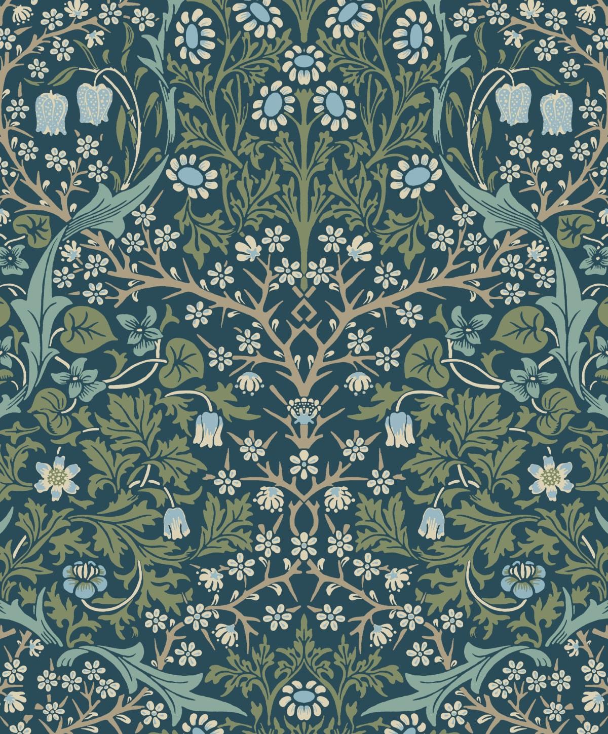 NextWall Victorian Garden Peel and Stick Wallpaper: Removable Vinyl, Vintage Floral, Botanical Matte Finish, 31.35 Sq Ft Coverage
