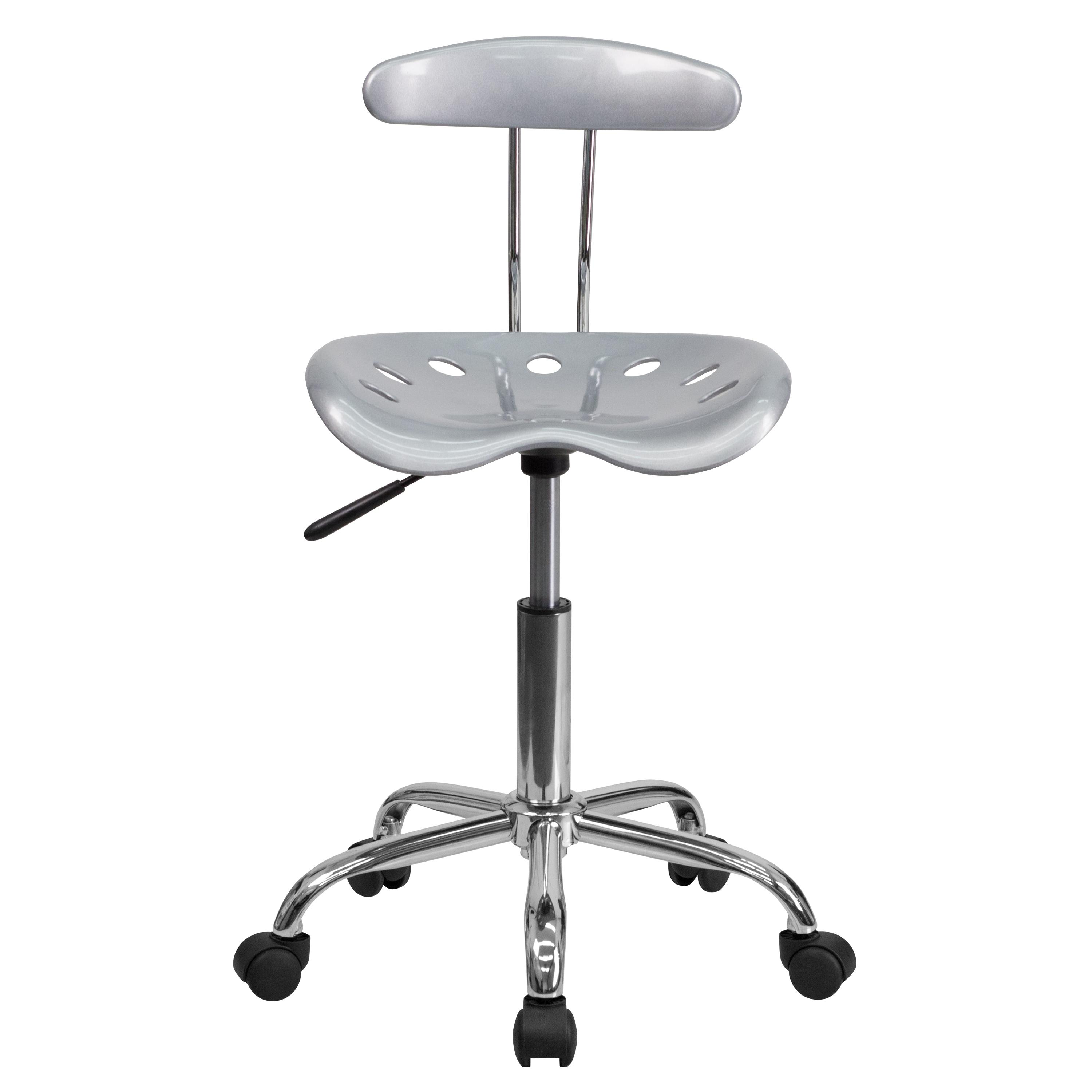 Flash Furniture Bonavant Adjustable Swivel Chair for Desk and Office with Tractor Seat