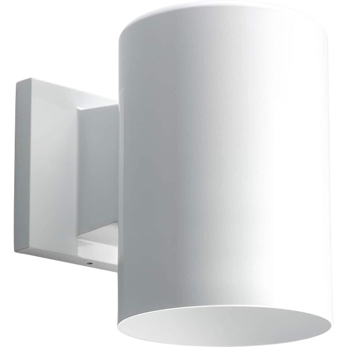 Progress Lighting, Cylinder Collection, 1-Light Wall Sconce, Antique Bronze Finish, Porcelain Shade