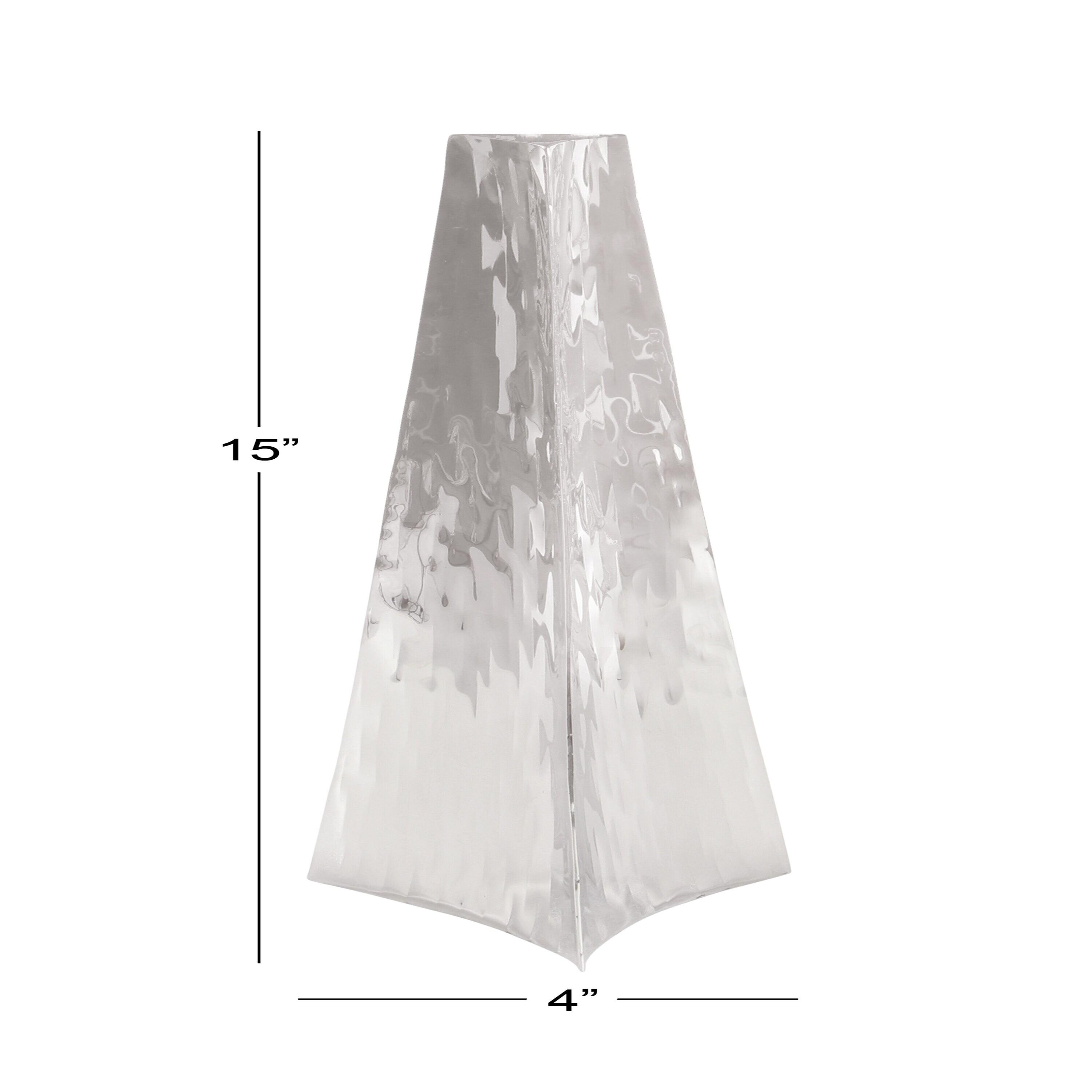 Ousmane Stainless Steel Floor Vase