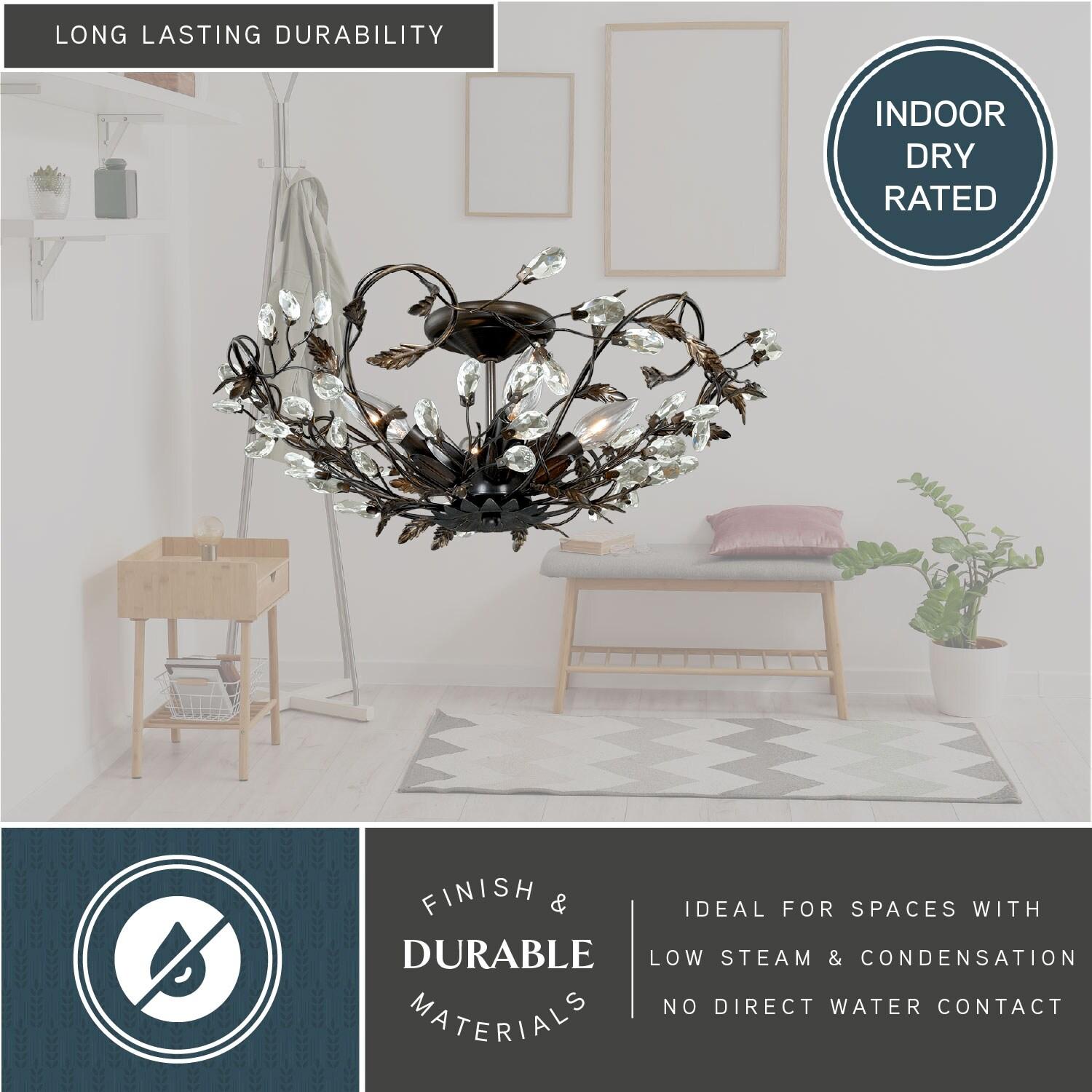 Kelly Clarkson Home Michelle LED Semi Flush Mount