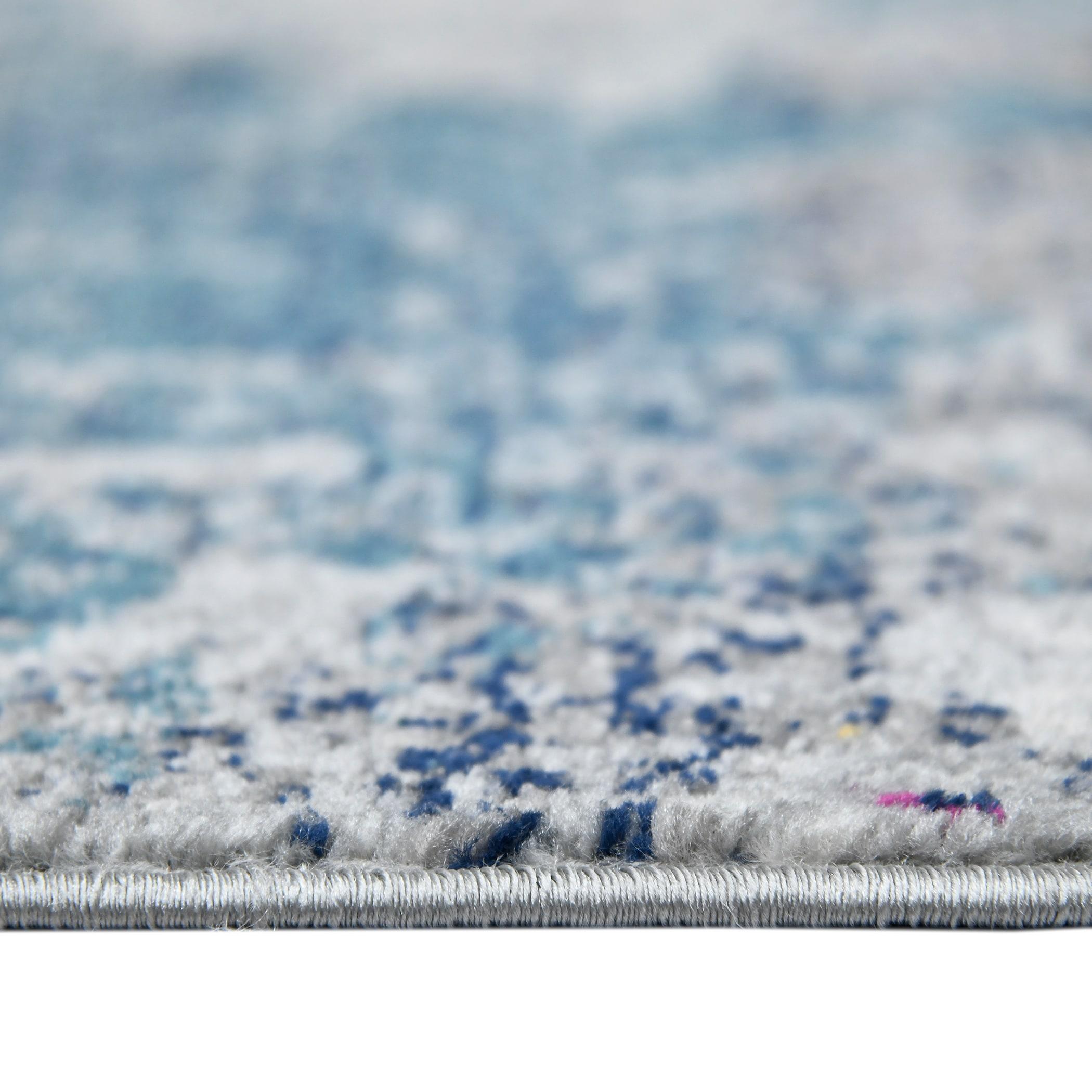 AMER Rugs Hannah Abstract Transitional Durable Performance Multicolor Area Rug