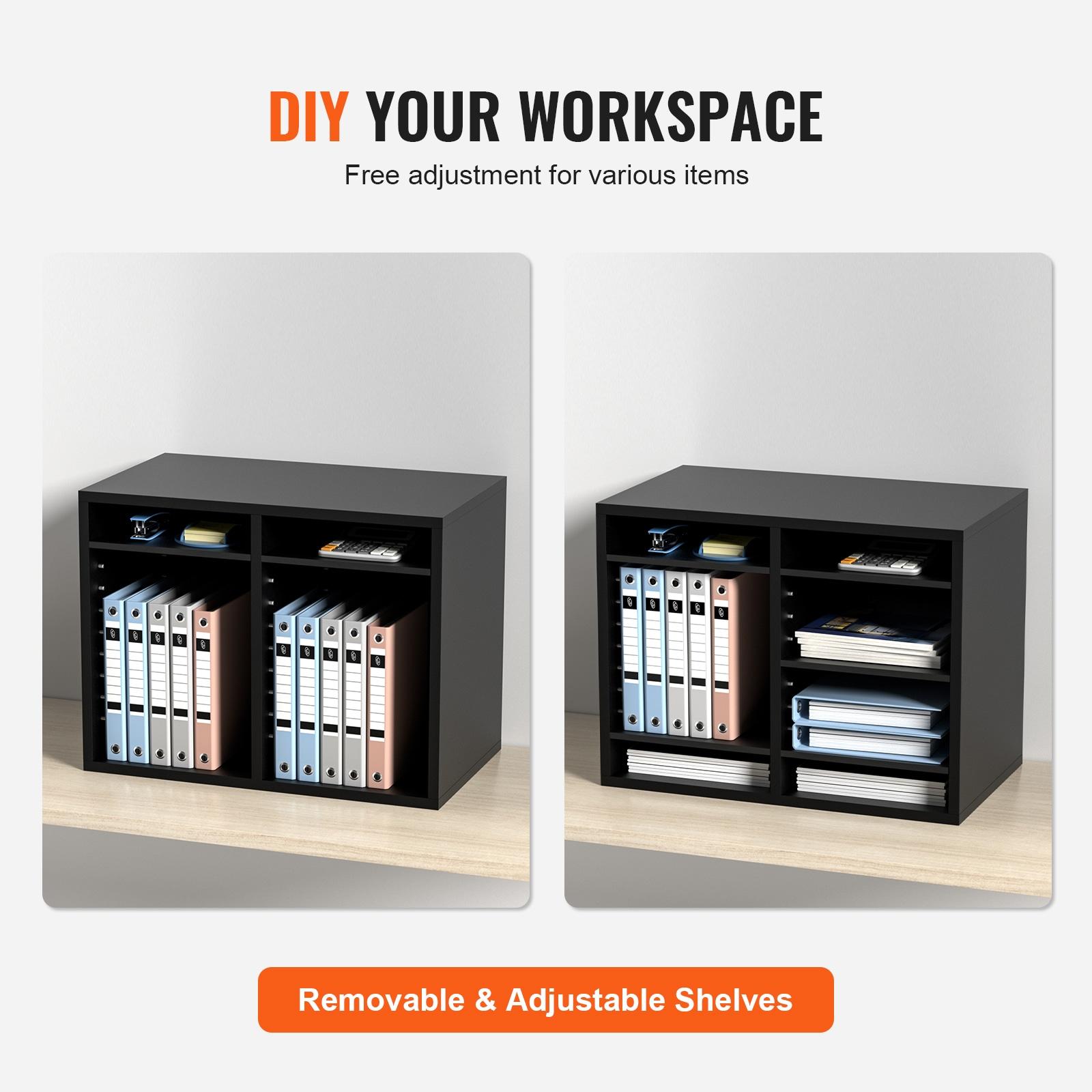 VEVOR VEVOR Manufactured Wood 12 Compartment Mailroom Table Accessory