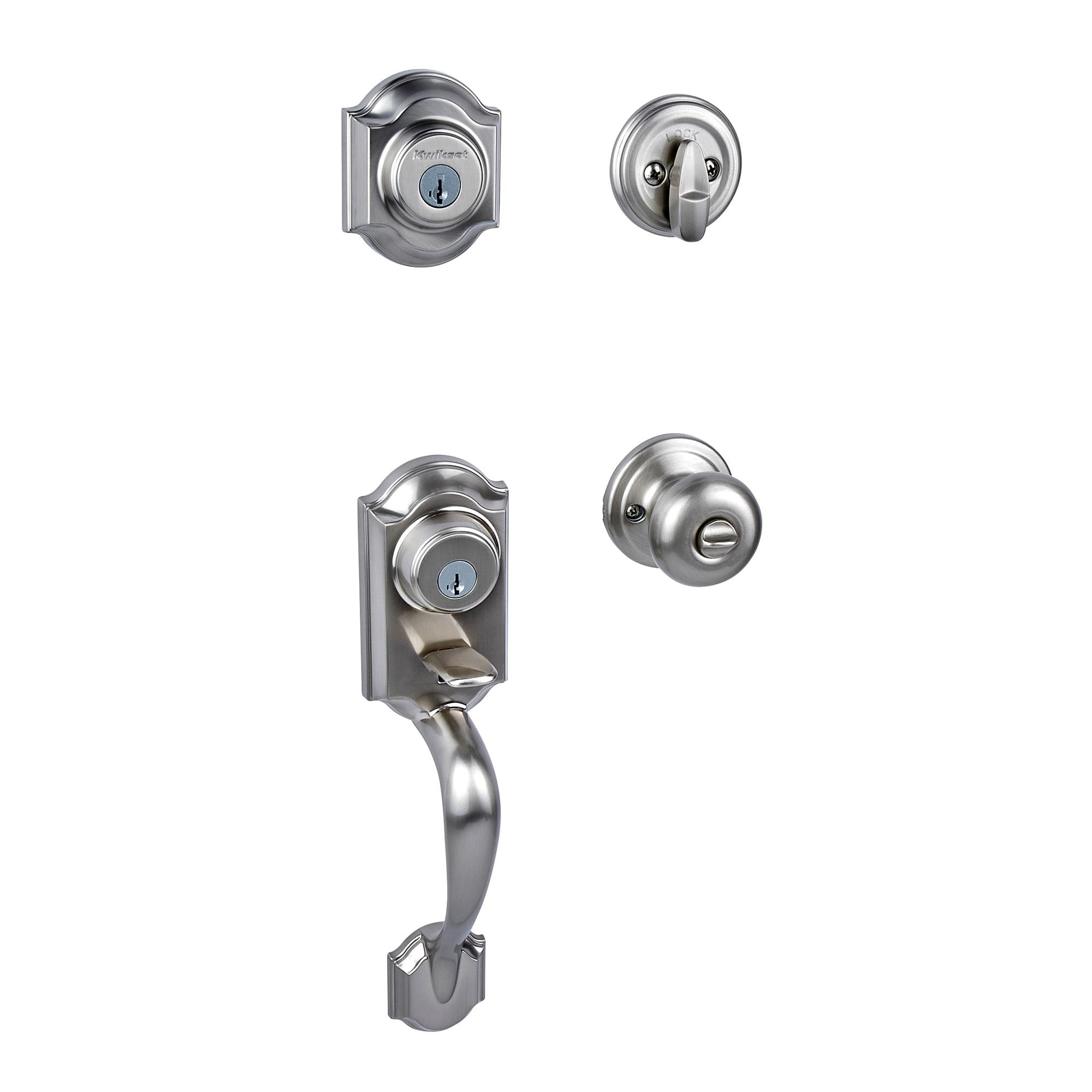 Handleset with Single Cylinder Deadbolt