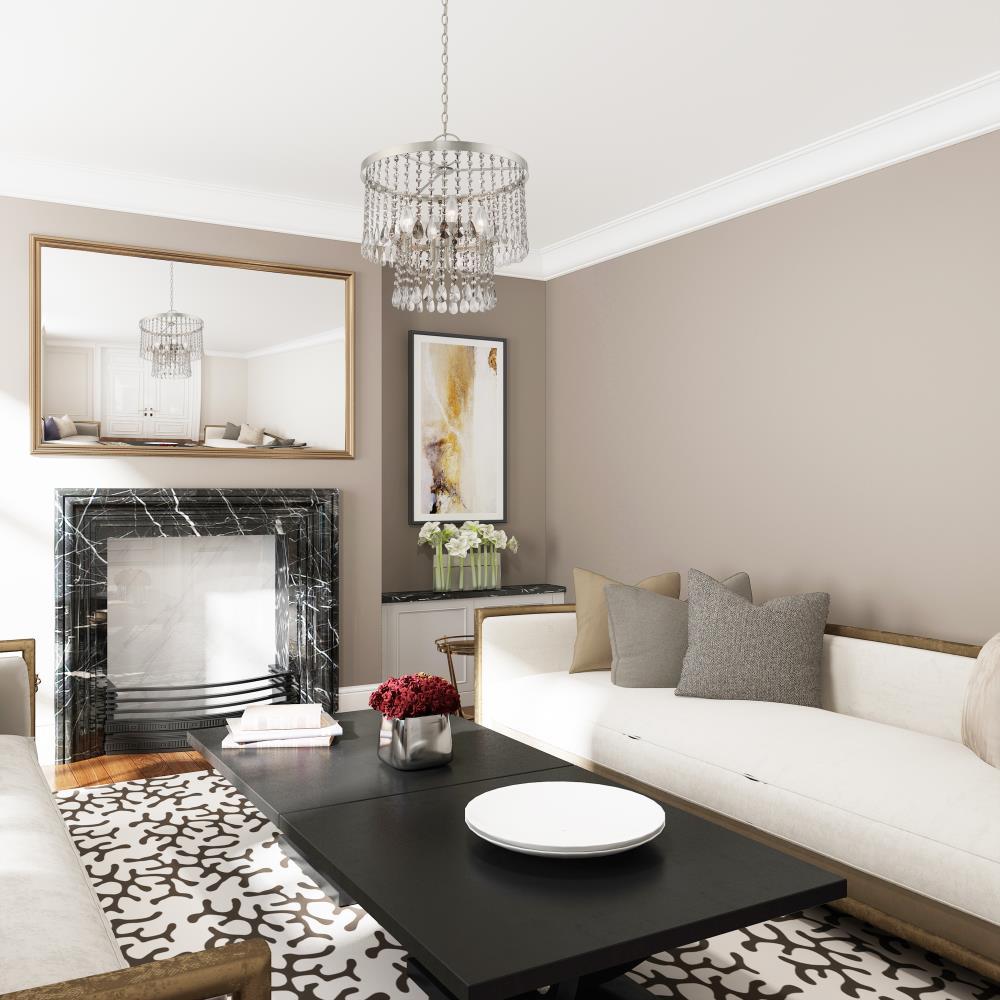 Livex Lighting Elizabeth 4 - Light Chandelier in  Brushed Nickel