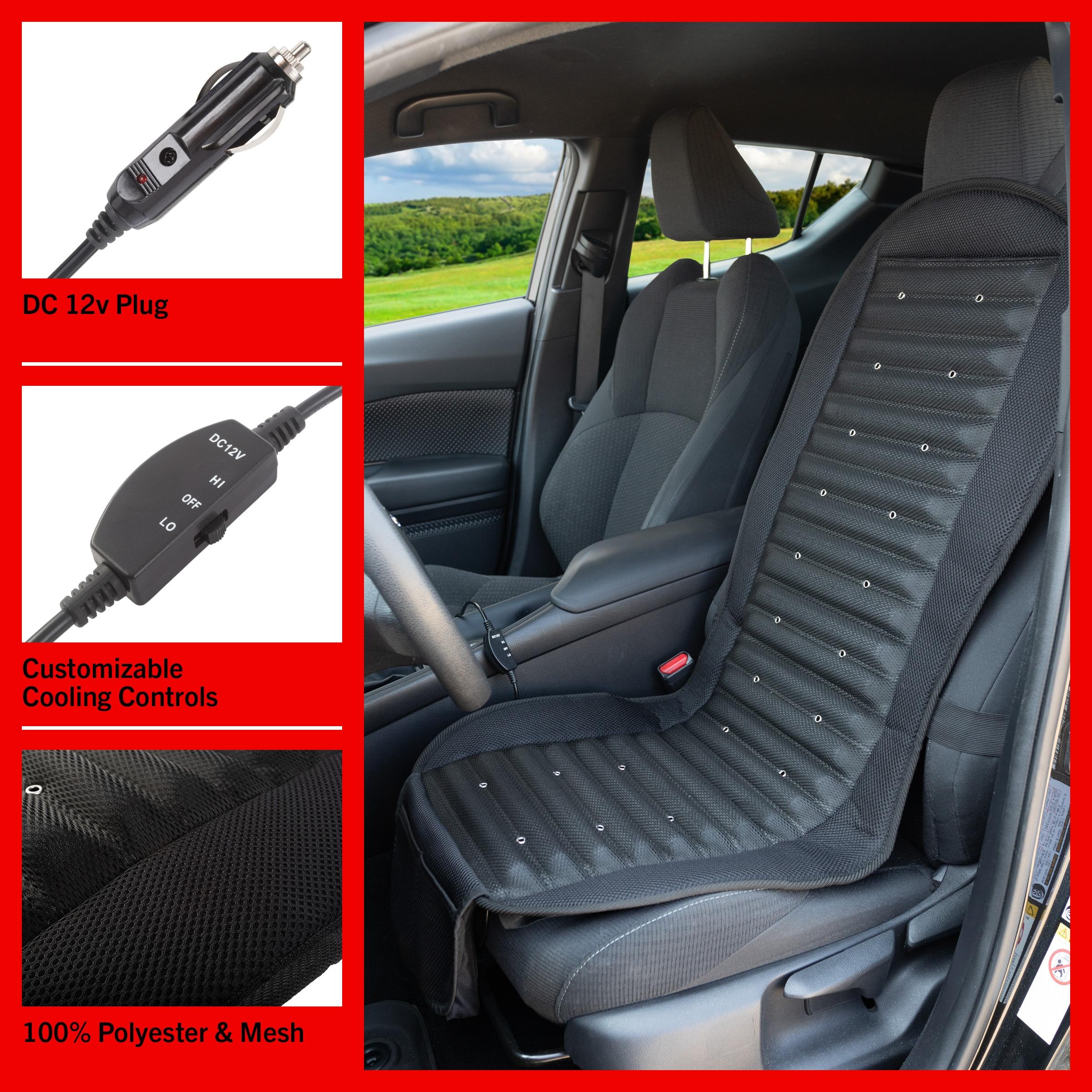 Stalwart Stalwart 12V Cooling Car Seat Cushion with 6 Fans