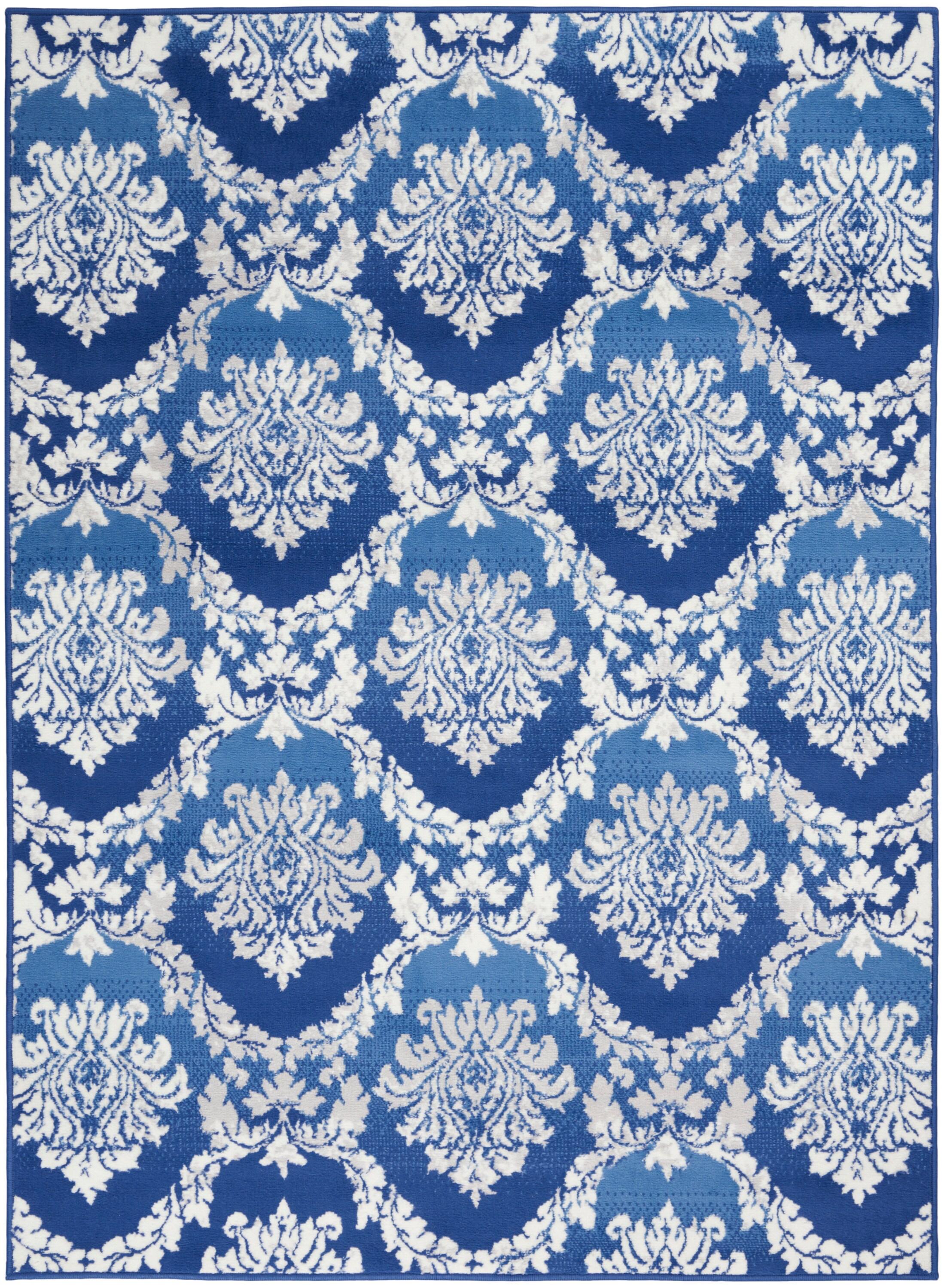 Nourison Whimsicle WHS01 Indoor only Area Rug - Blue 6' x 9'