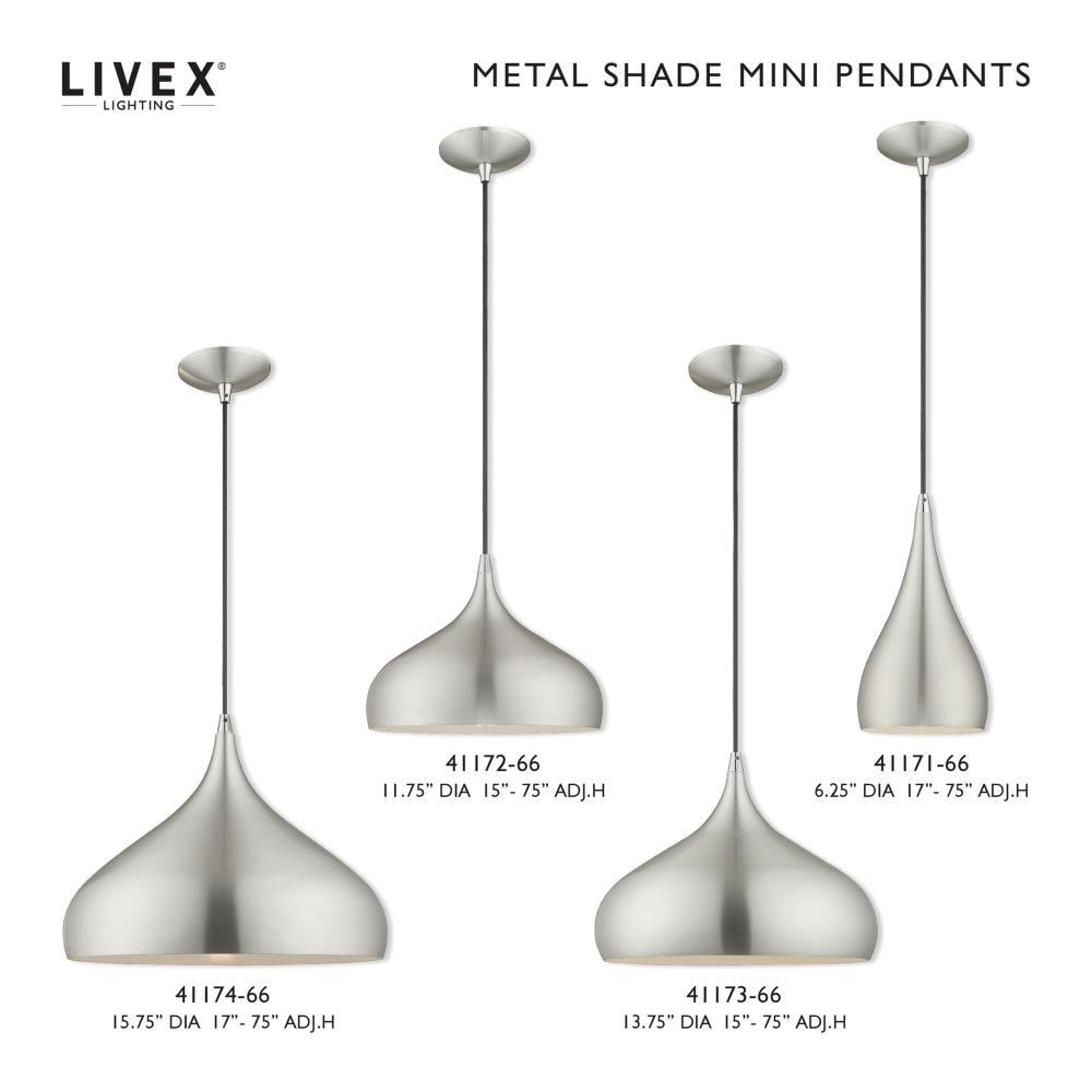 Schultz Single Light Metal Dimmable Pendant