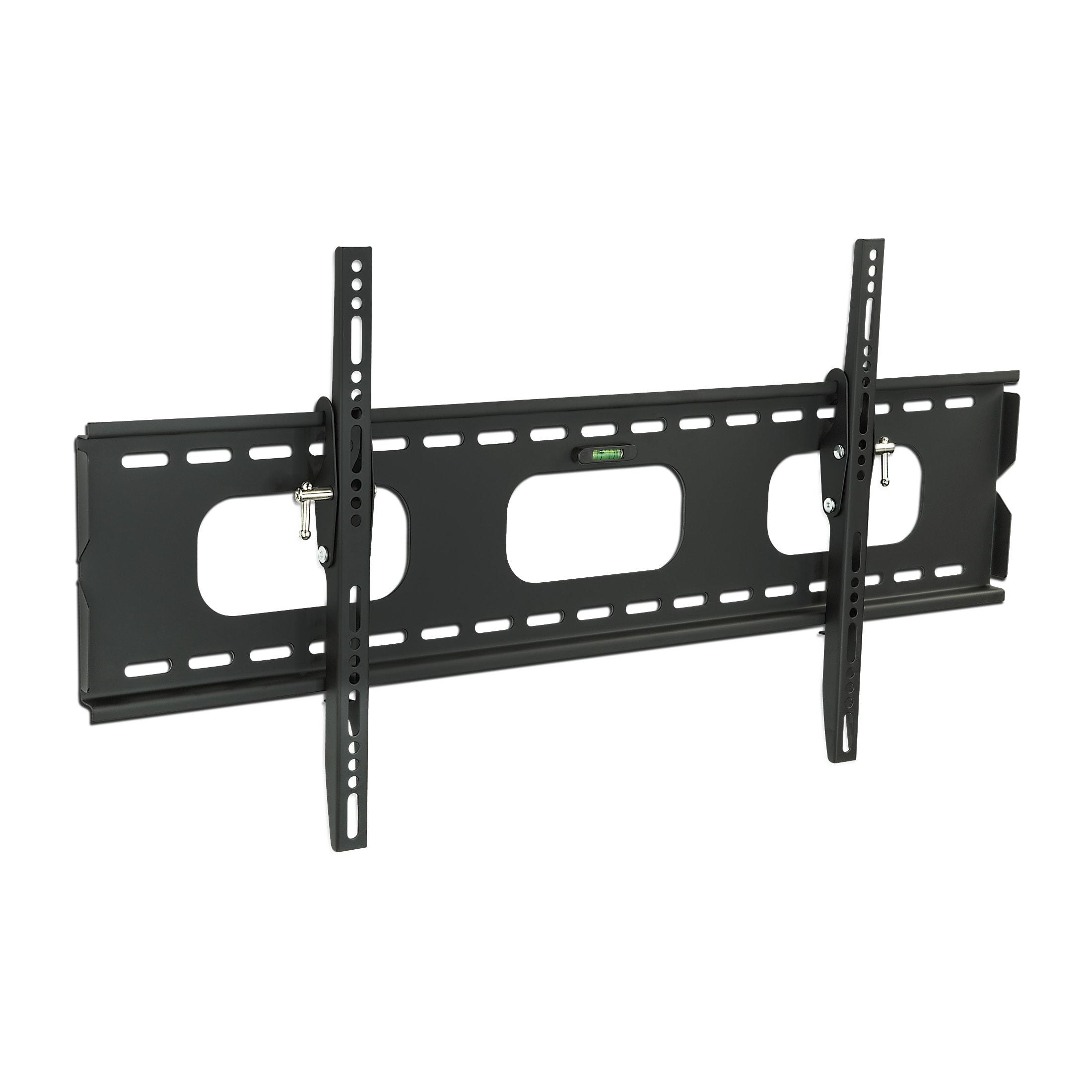 Mount-It! Low-Profile Tilting TV Mount | Flush Mount TV Bracket Wide | Ultra-Thin TV Mount with Tilt for 42-70 in. Screen TVs | 220 lbs. Capacity