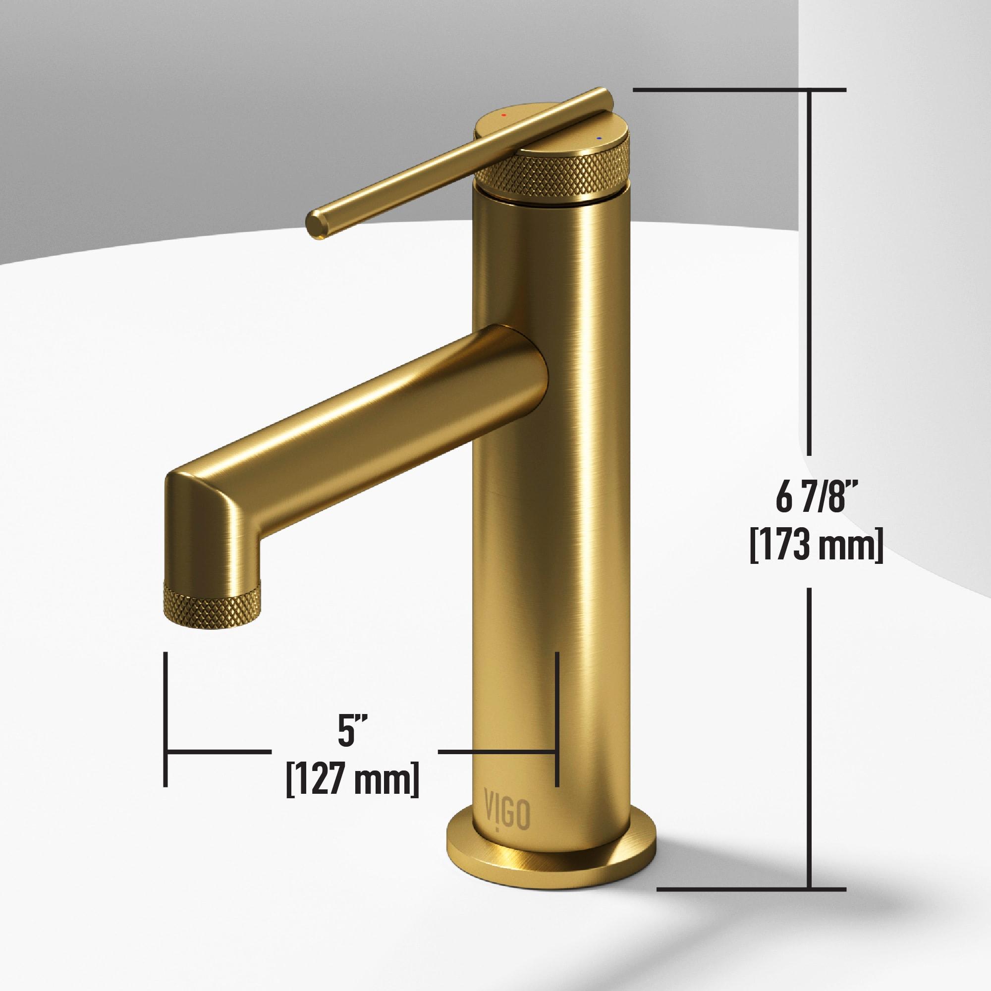 Sterling 7" H Single Handle Single Hole Bathroom Faucet