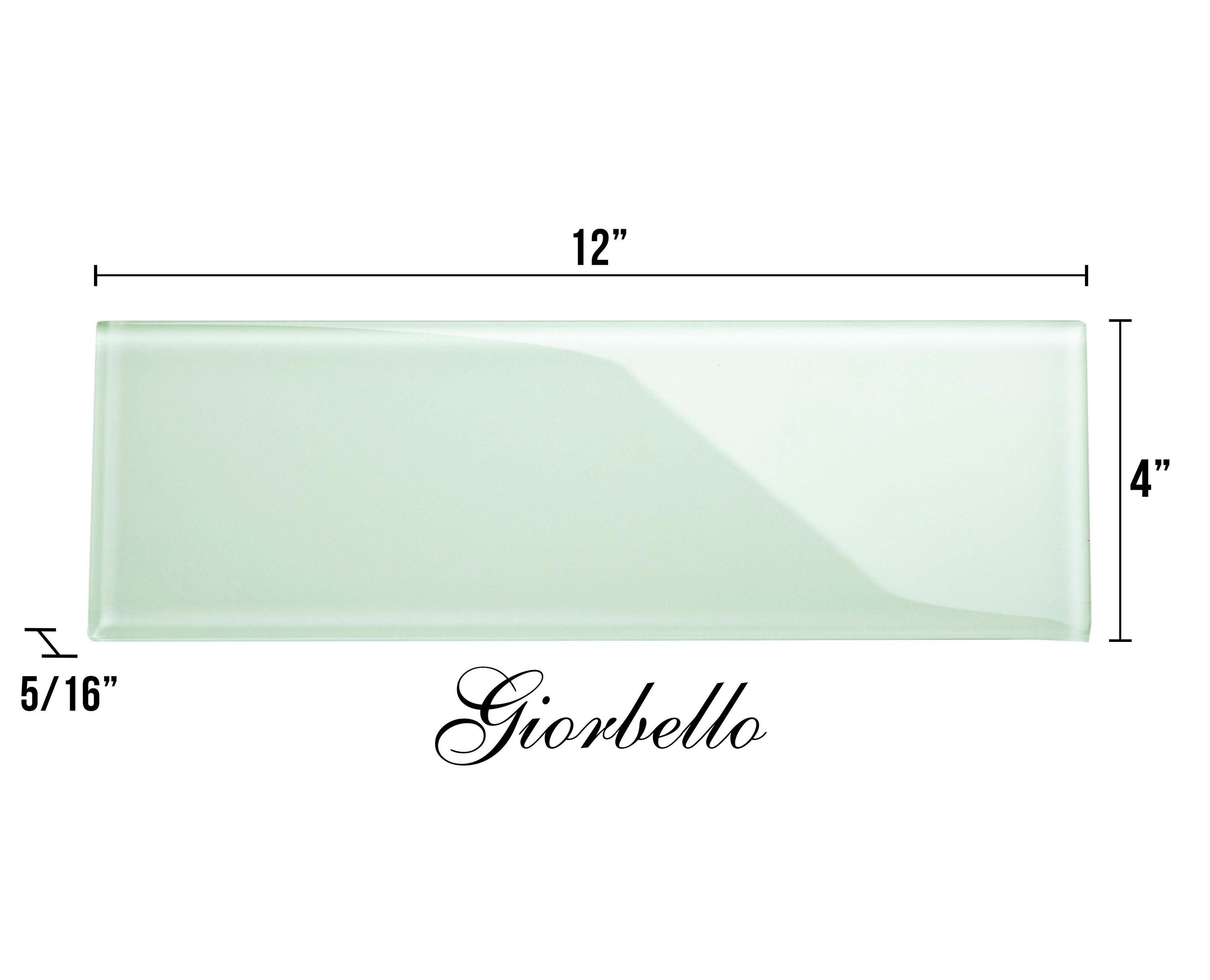 Glass Subway 4" x 12" Wall Tile