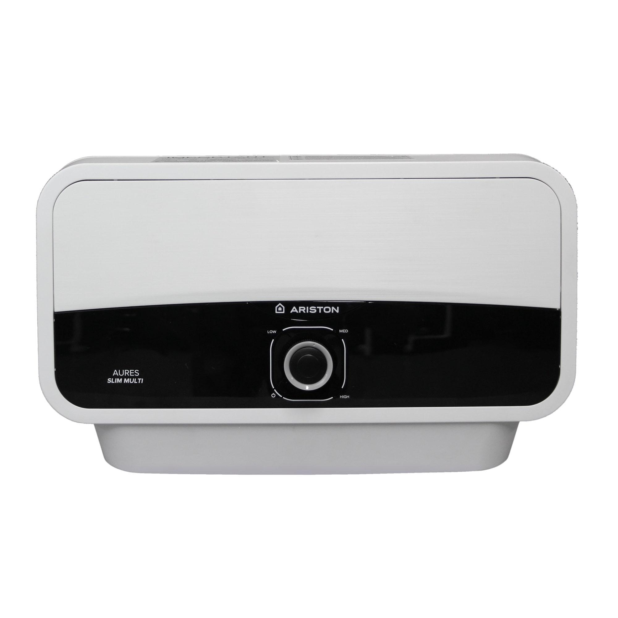 Compact White and Black Electric Tankless Water Heater