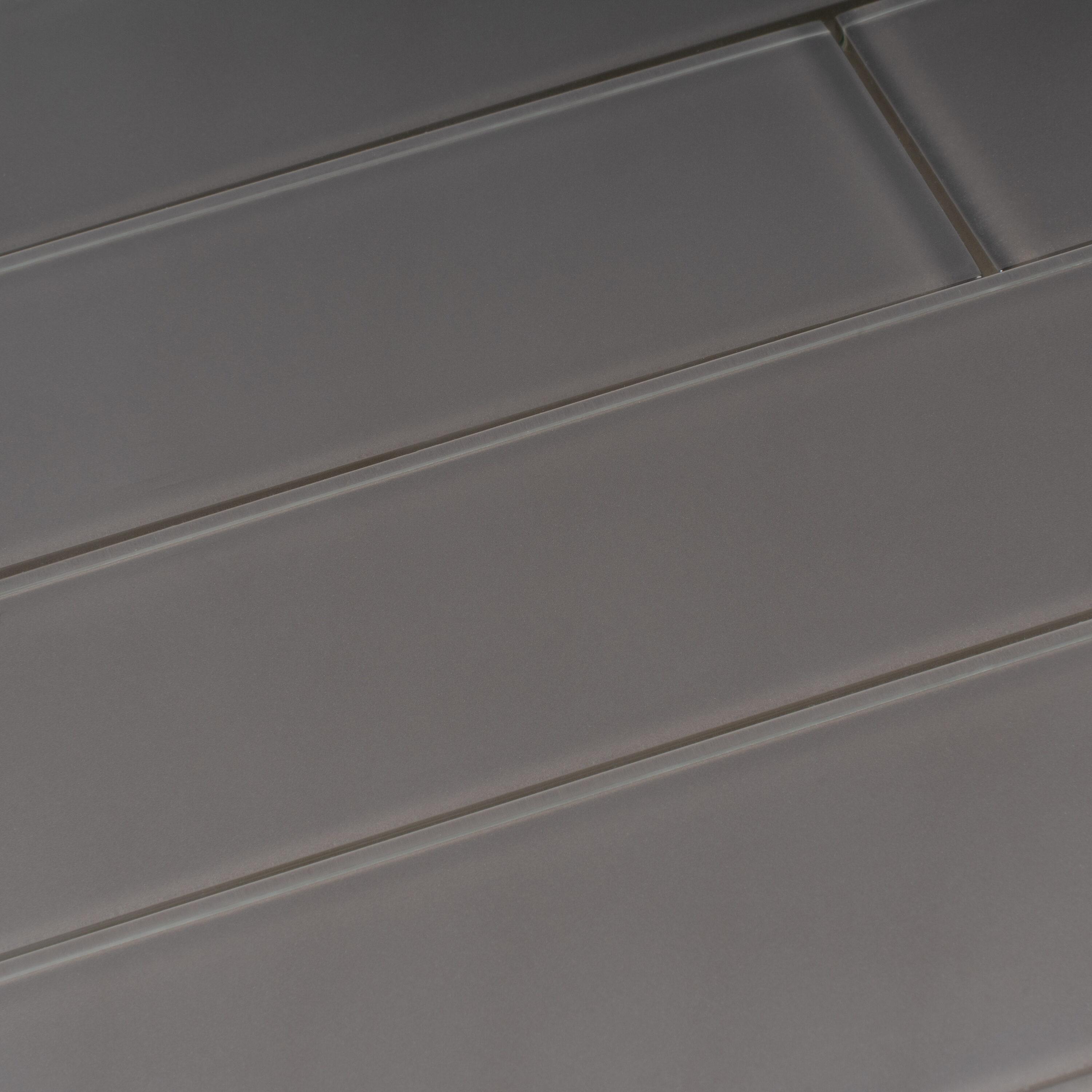 3" X 12" Glass Brick Look Subway Wall Tile