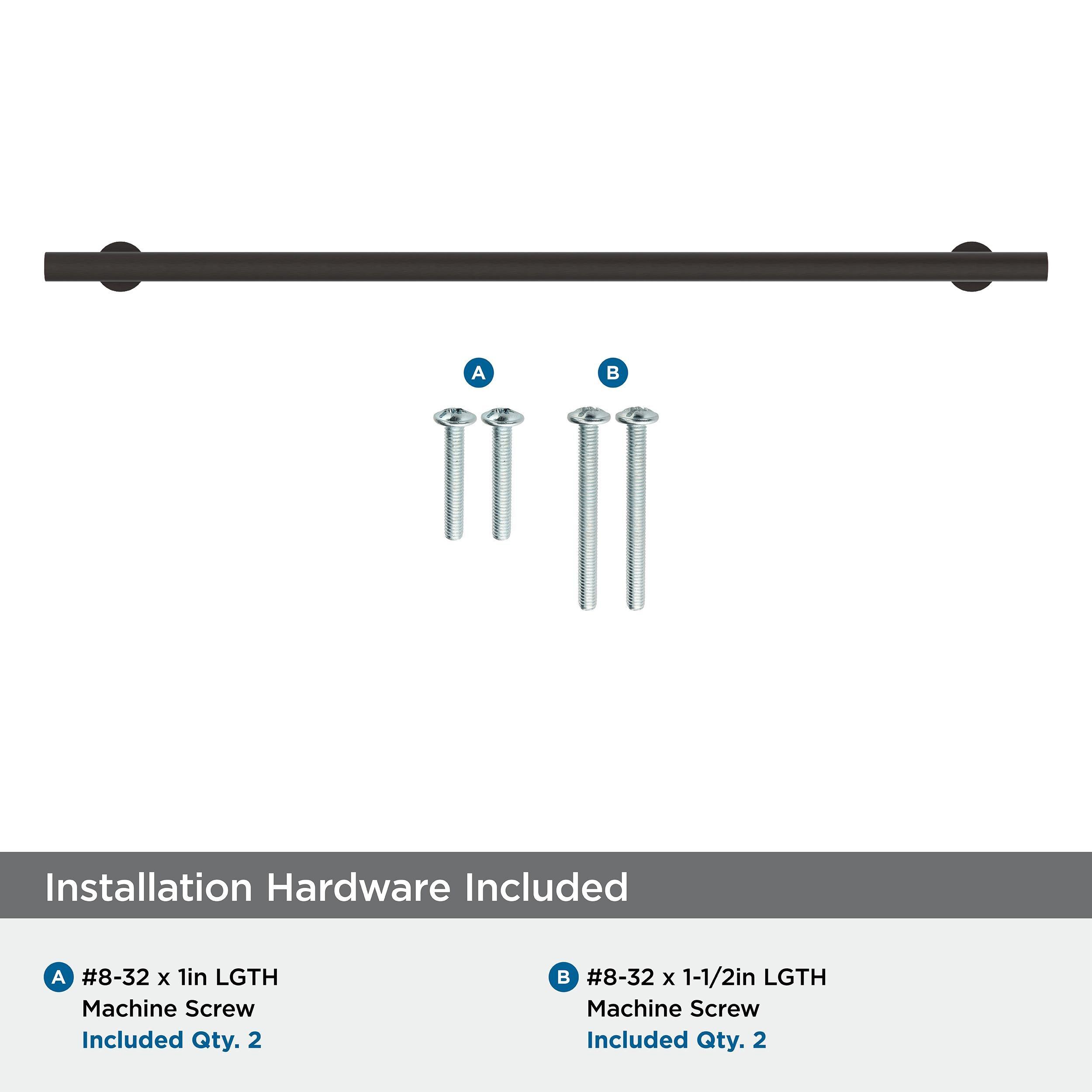Amerock Radius 12-5/8 inch (320mm) Center-to-Center Oil-Rubbed Bronze Cabinet Pull