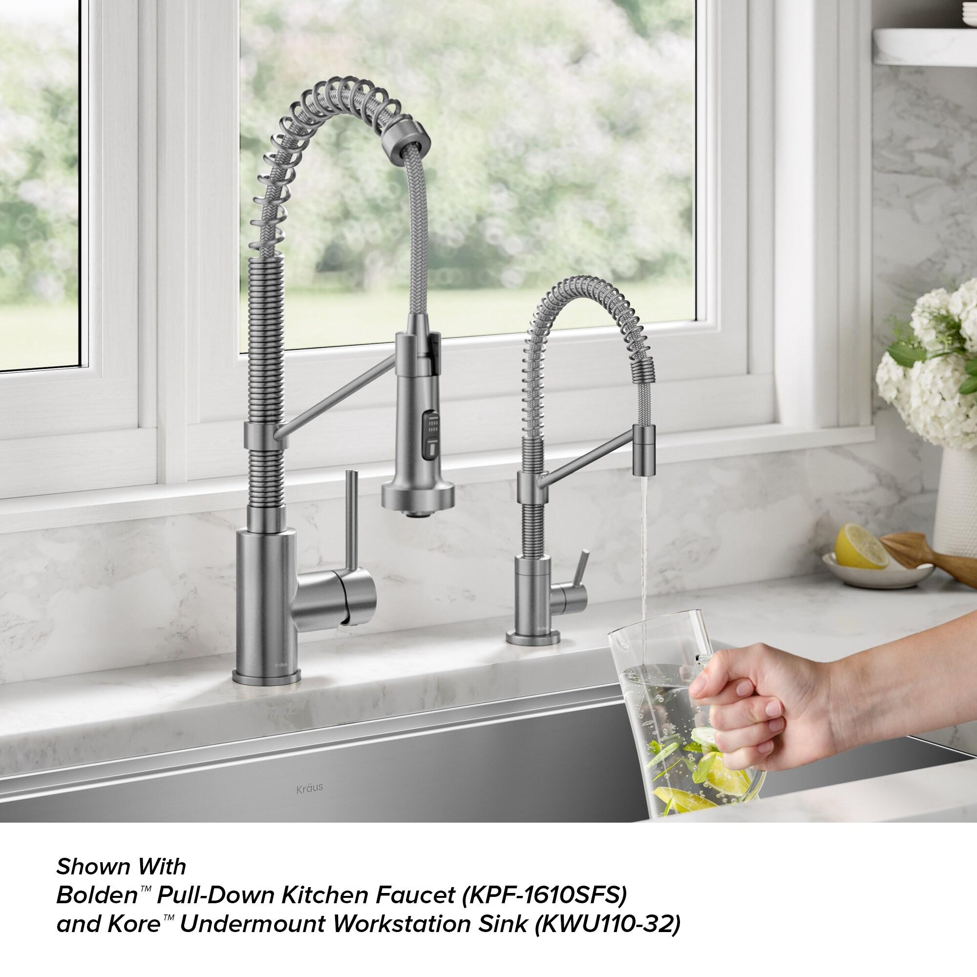 KRAUS Bolden Single Handle Drinking Water Filter Faucet for Reverse Osmosis or Water Filtration System