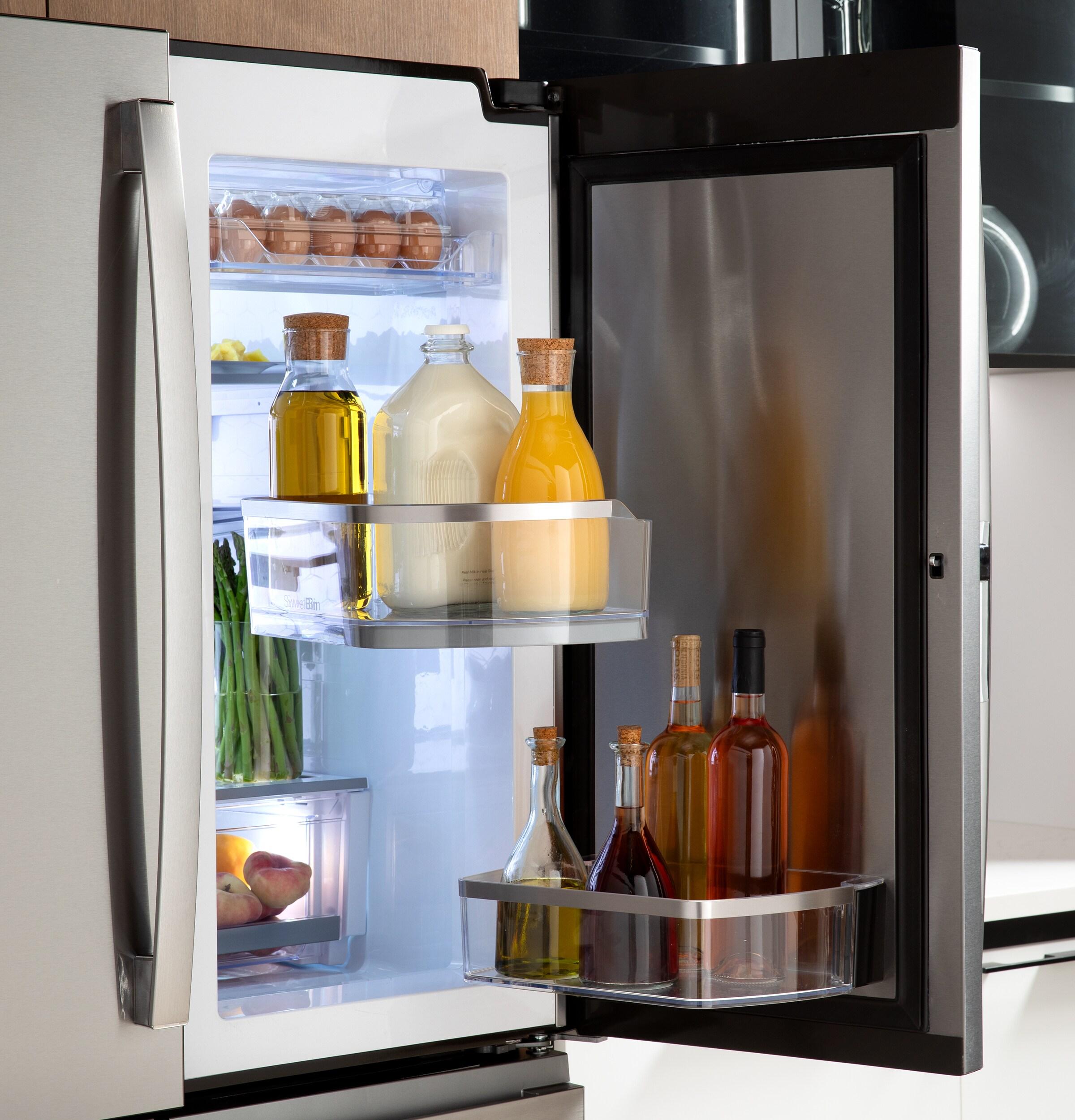 GE Profile™ Series Energy Star Smart 29 Cu. Ft. Fingerprint Resistant 4-Door French-Door Refrigerator