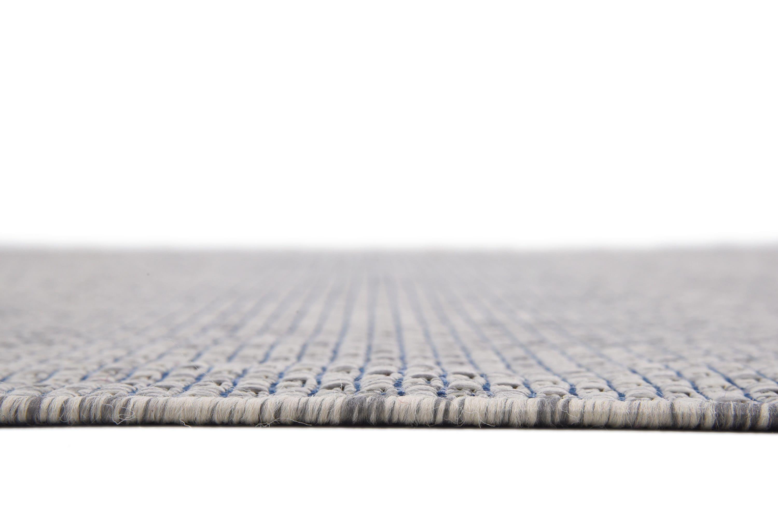 Unique Loom 7' 1 x 10' 0 Rectangle Indoor/Outdoor Solid Light Gray Area Rug