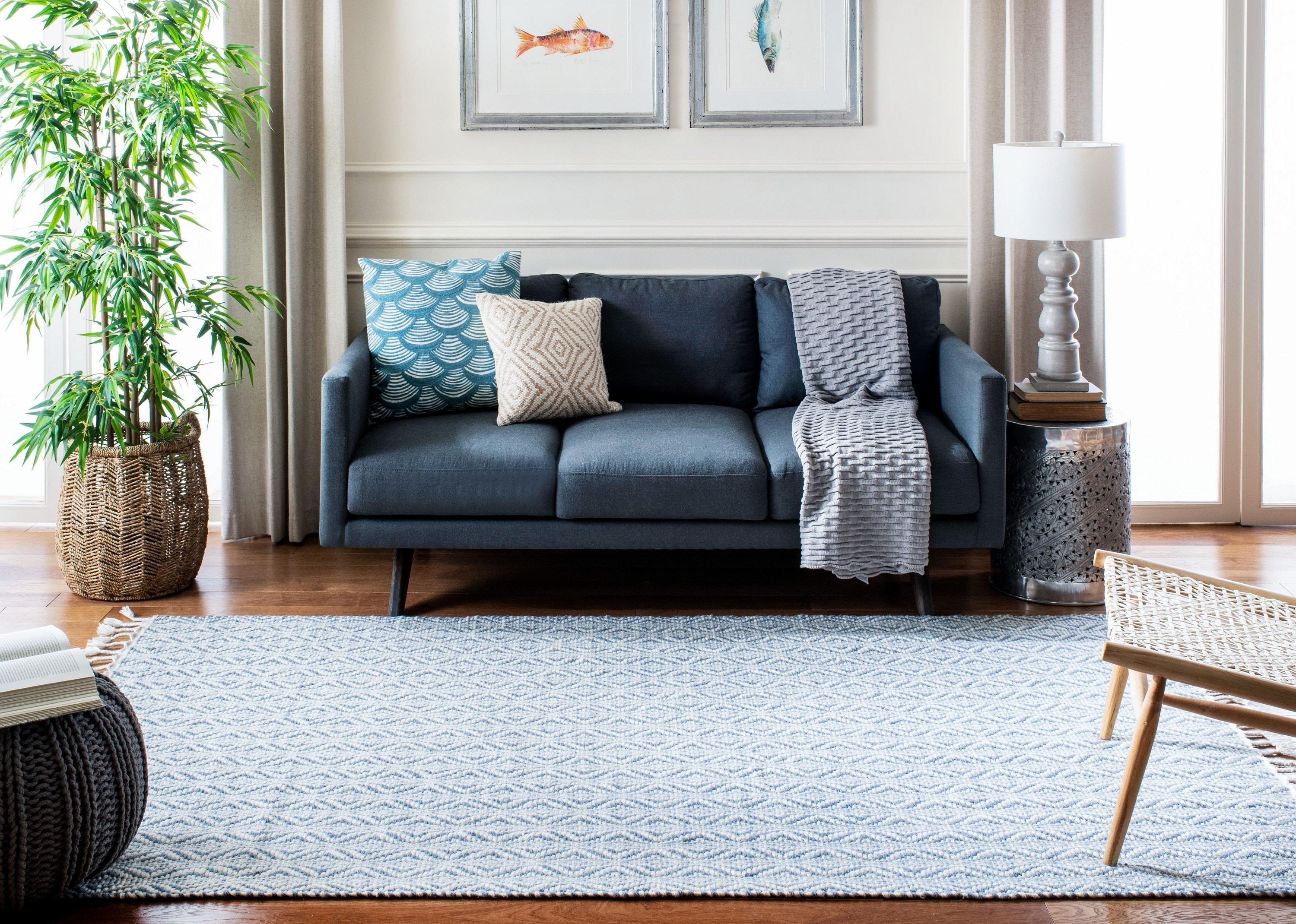 Natura NAT153 Hand Loomed Area Rug - Grey - 3'x5' - Safavieh.