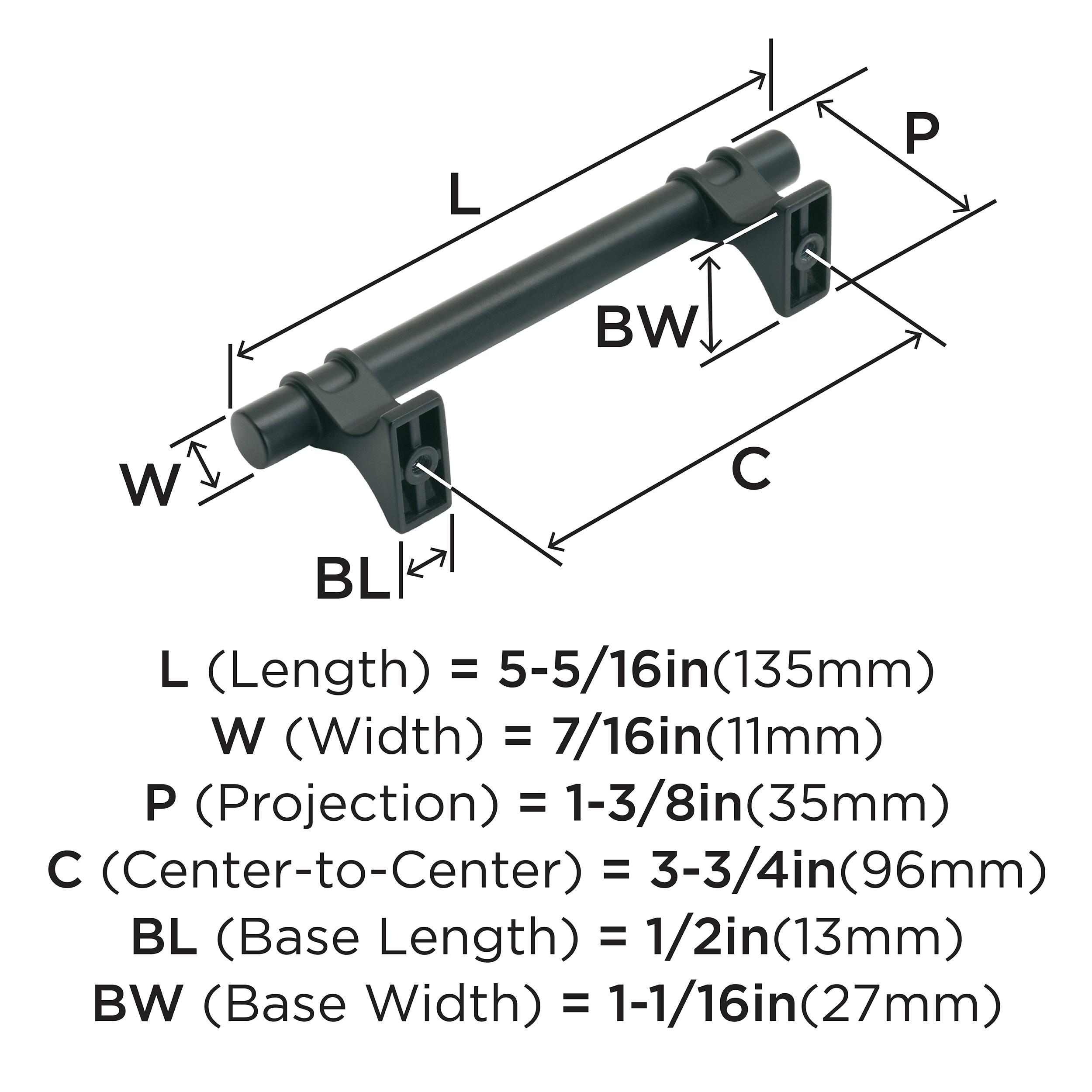 Davenport 3 3/4" Center to Center Bar Pull