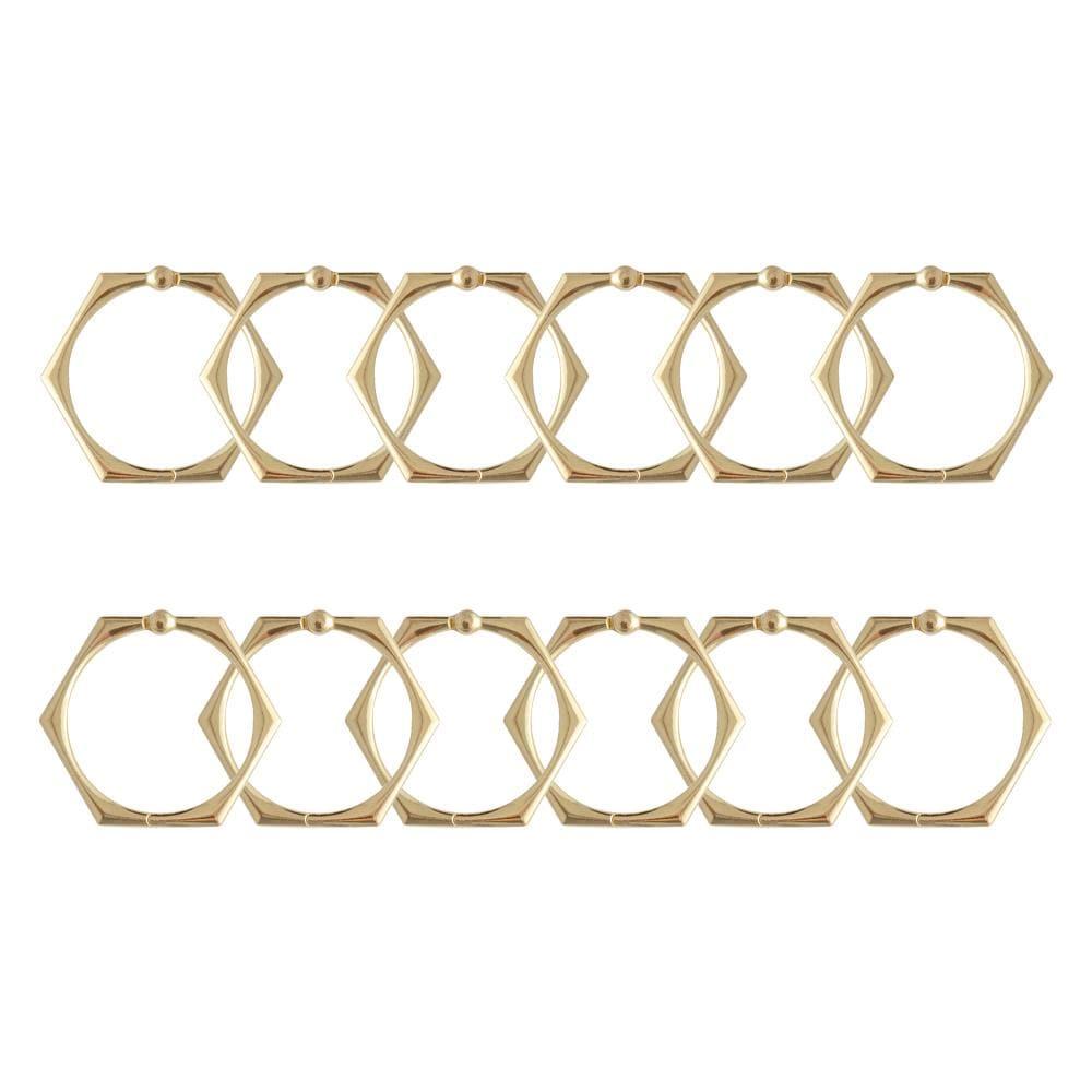 Utopia Alley Shower Curtain Hooks (Set of 12)