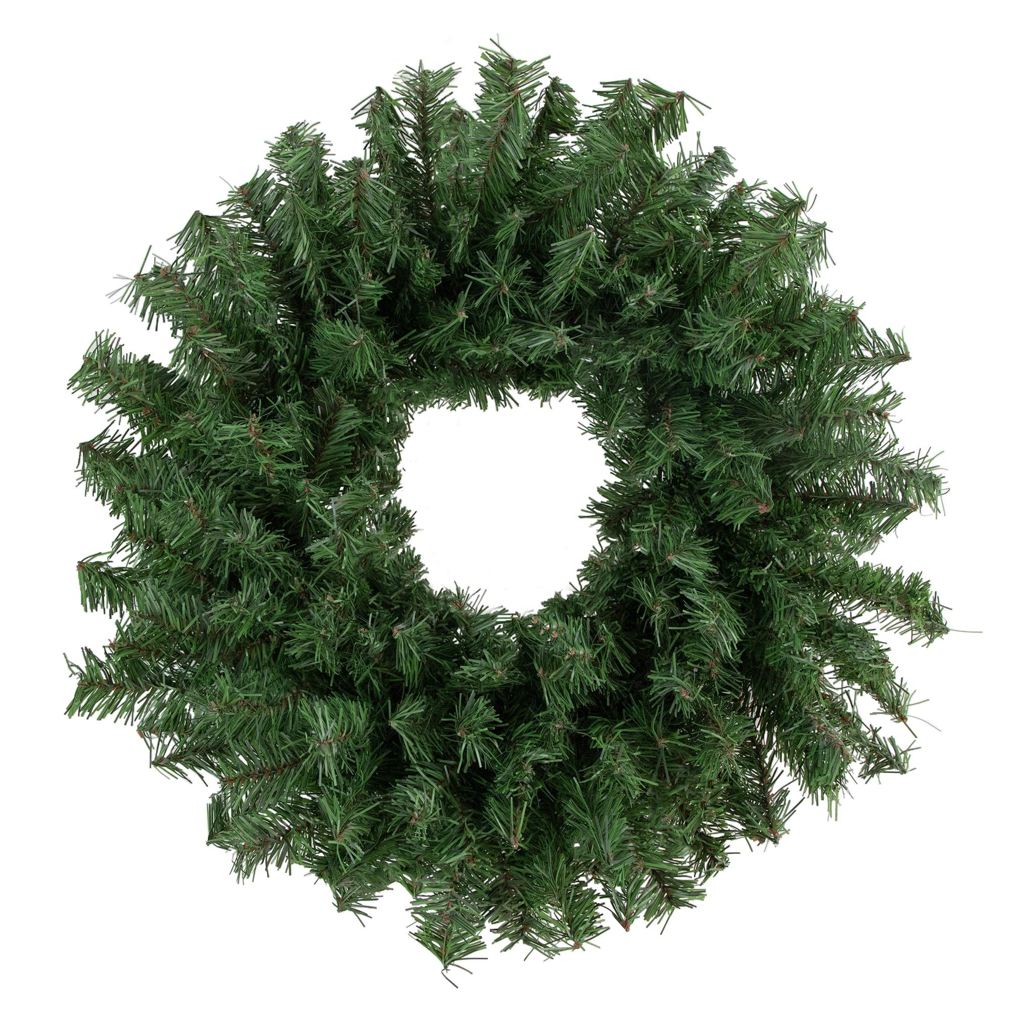 Canadian Pine Artificial Christmas Wreath Unlit