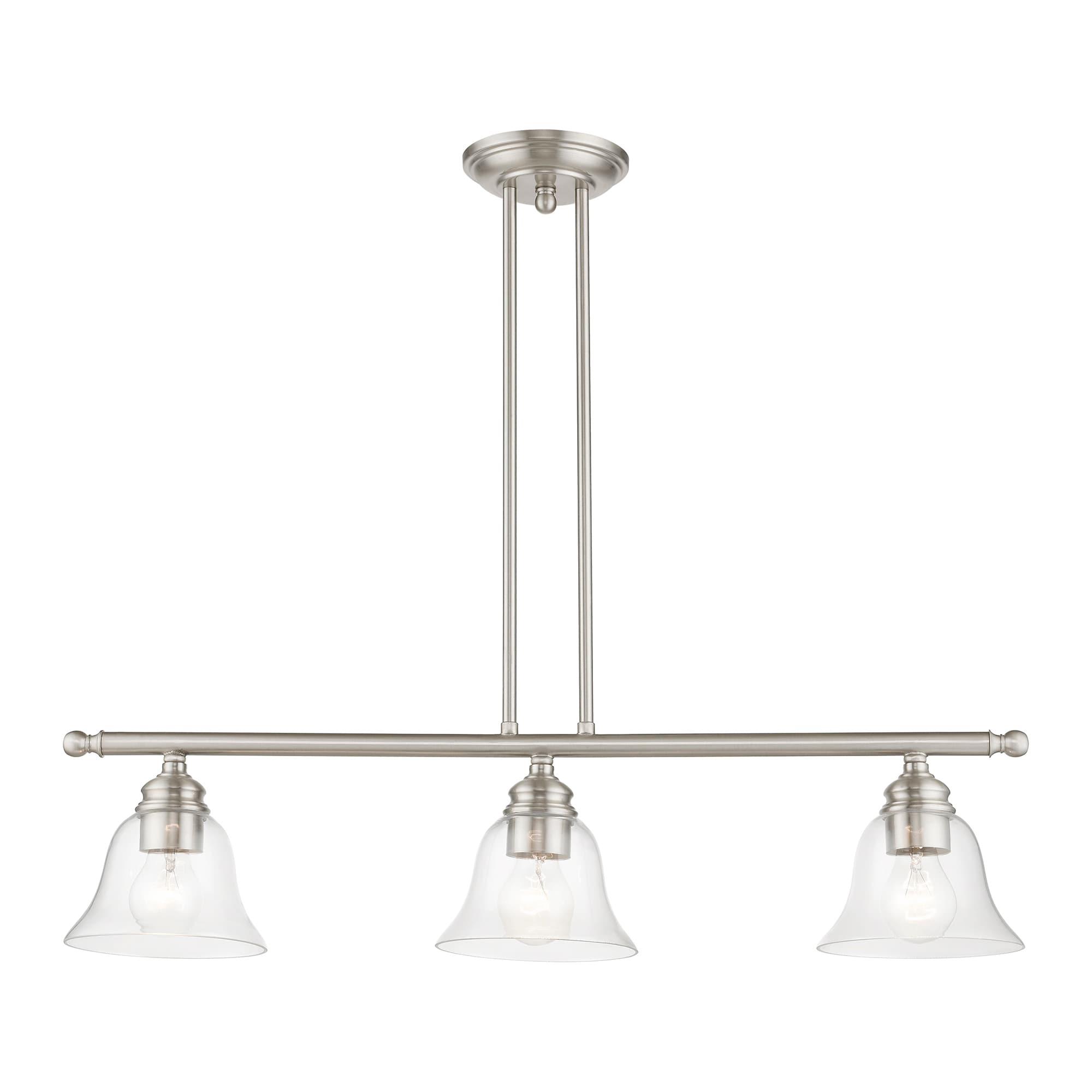 Livex Lighting Moreland 3 - Light Chandelier in  Brushed Nickel