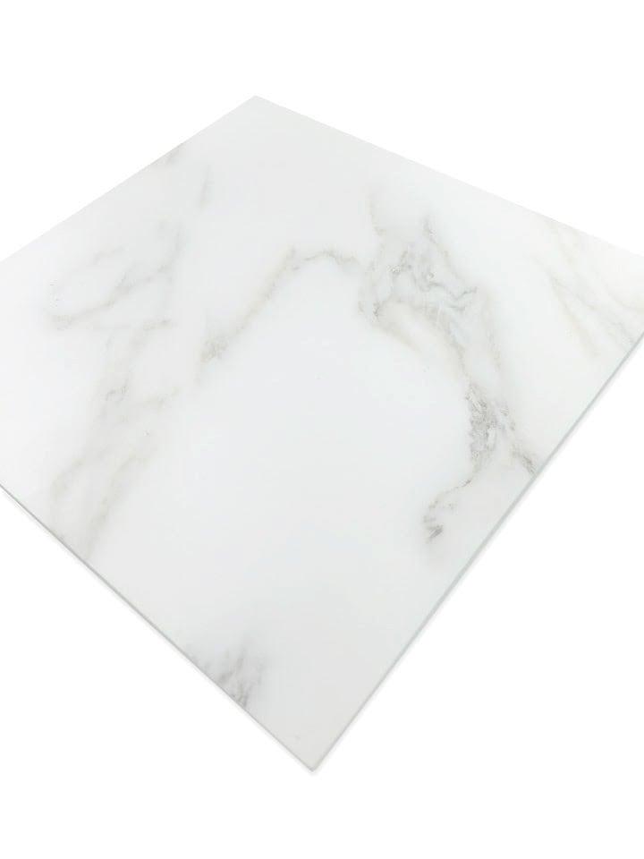 Nature 8 in. x 8 in. Look Glass Straight Edge Large Format Square Decorative Kitchen & Bathroom Wall Tile