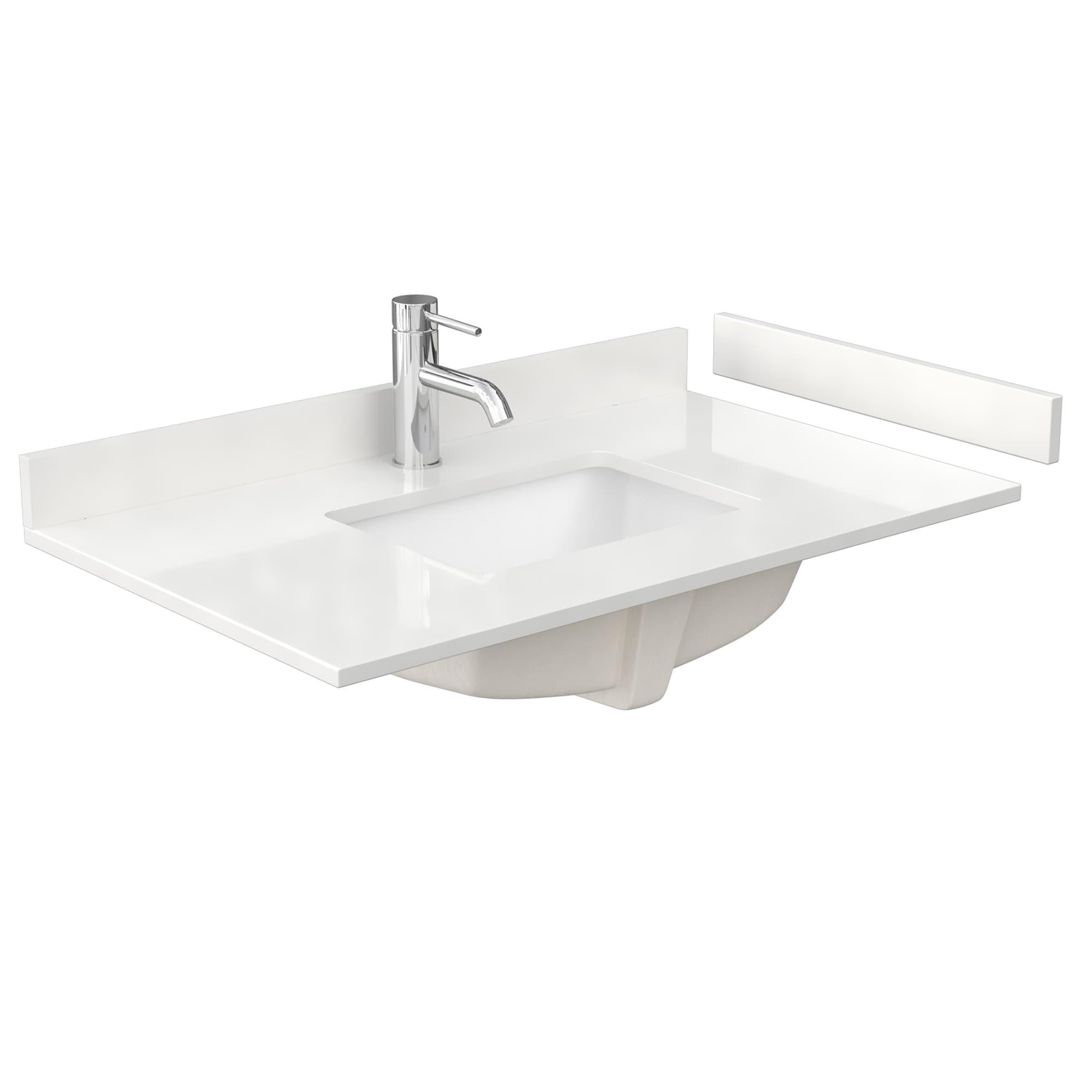 Miranda 36" Freestanding Single Bathroom Vanity with Quartz Top