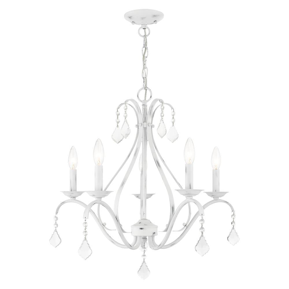 Livex Lighting Caterina 5 - Light Chandelier in  Antique White