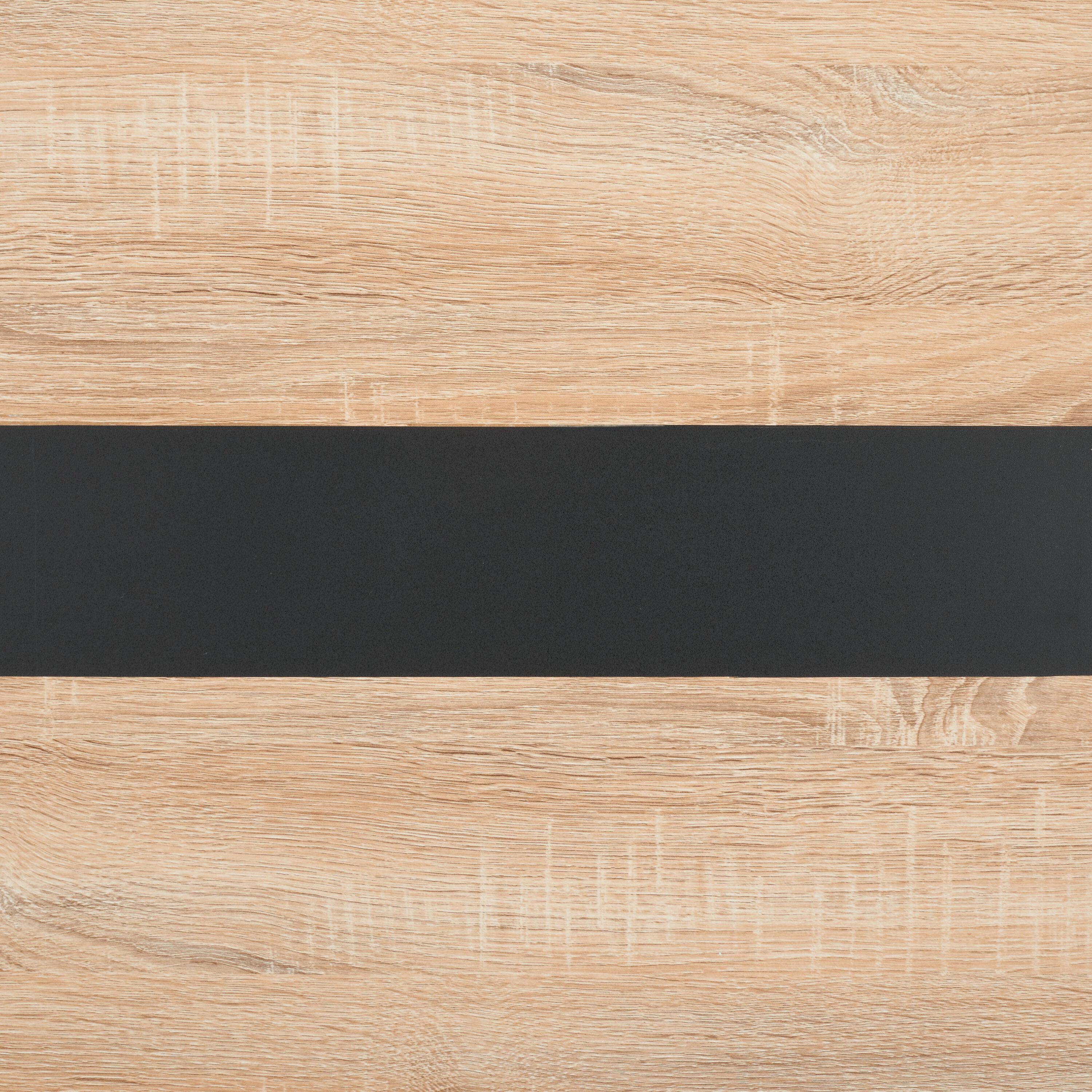 Leith Dining Table - Natural/Black - Safavieh