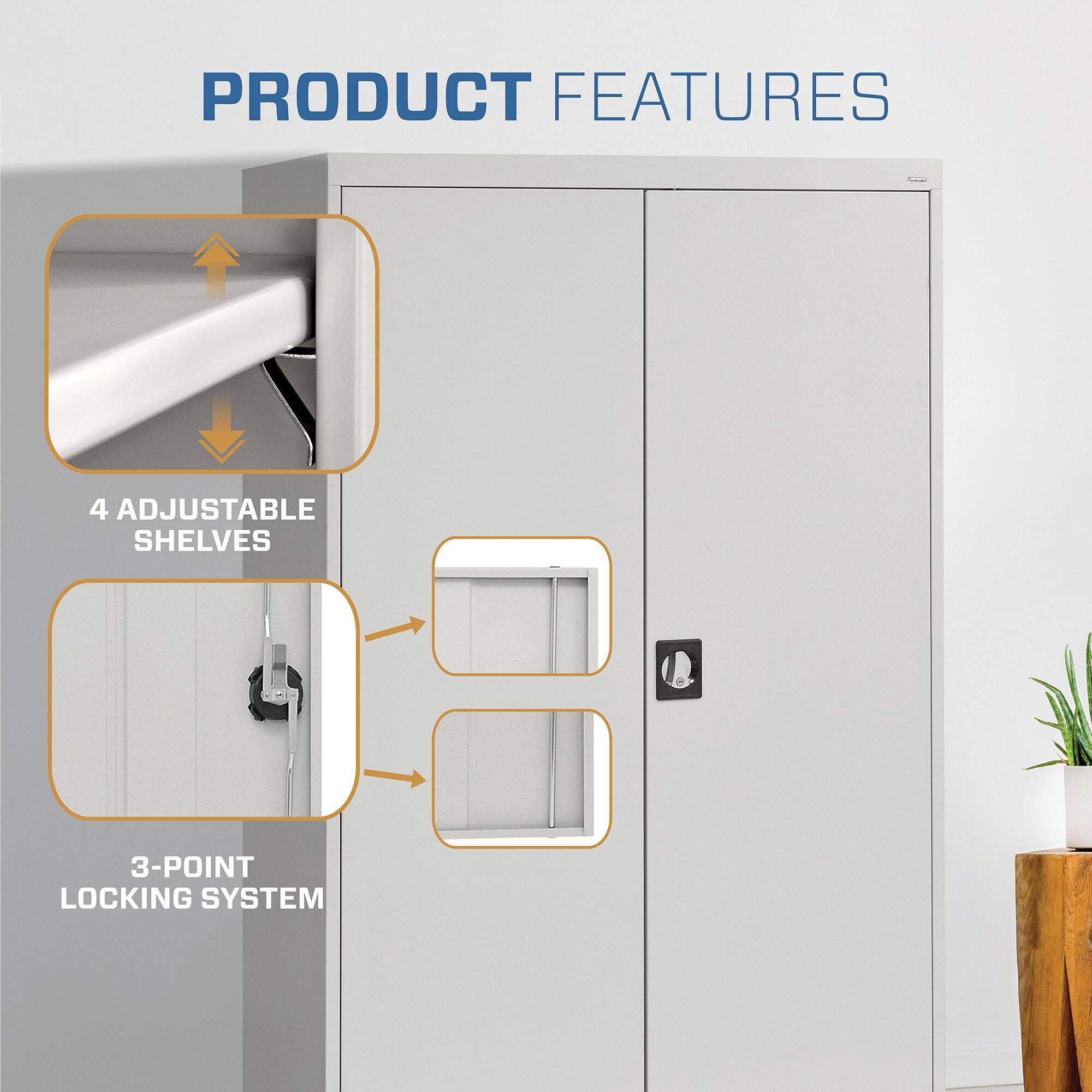 Sandusky Cabinets Sandusky Lee Elite 24" D x 46" W x 72" H, Steel Garage Storage Cabinet by Sandusky