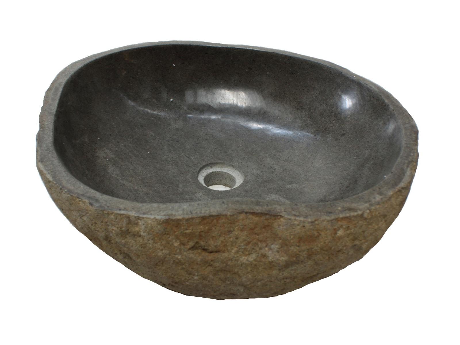 Eden Bath 20'' Gray Stone Specialty Bathroom Sink