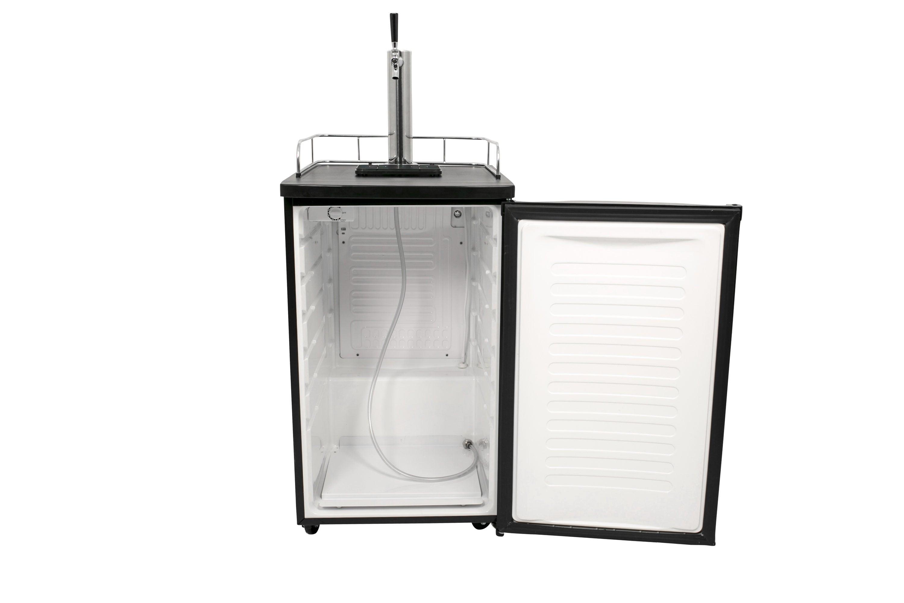 EdgeStar EdgeStar 4.9 Cubic Feet Single Tap Freestanding Kegerator with Adjustable Temperature