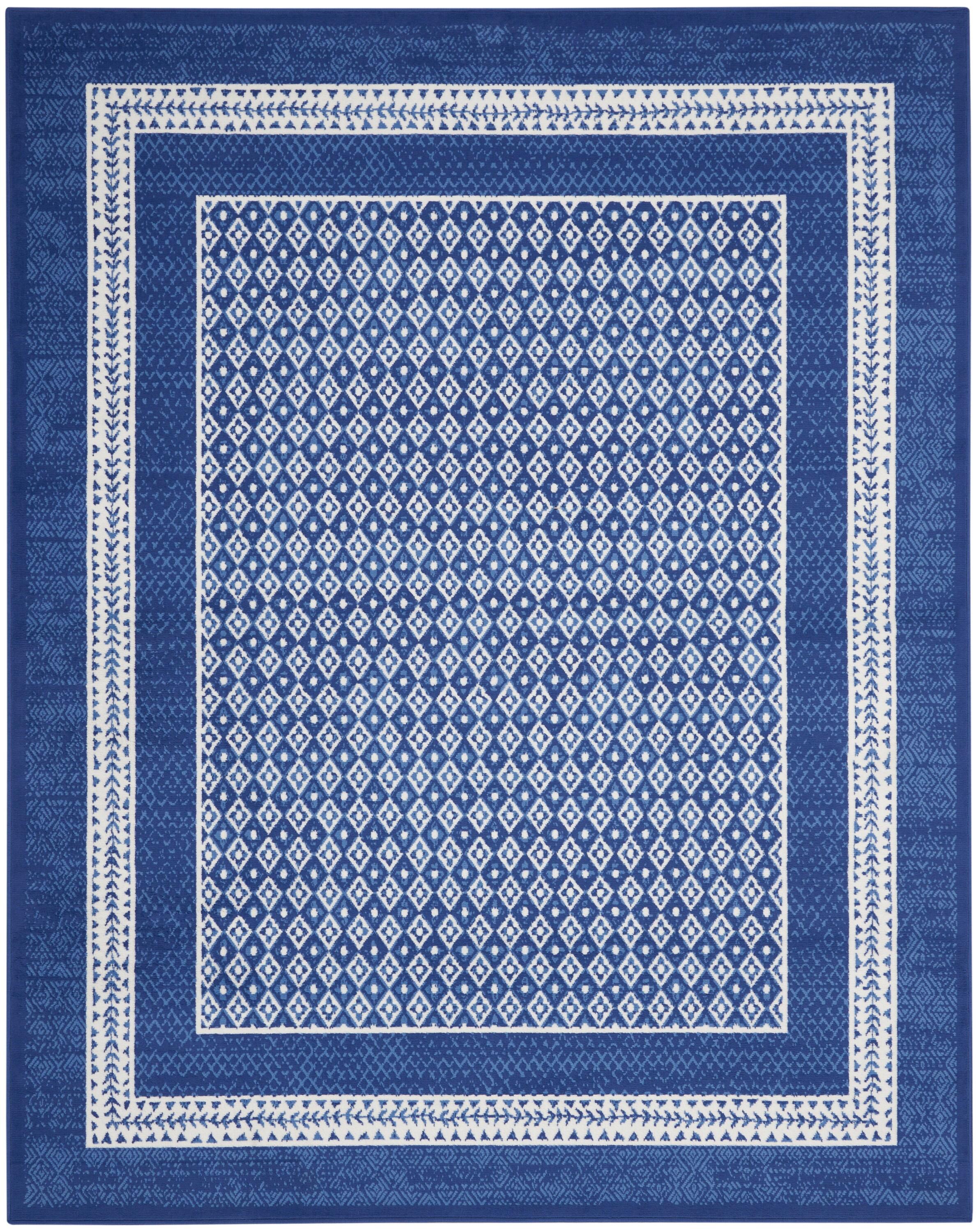 Nourison Whimsicle WHS13 Indoor only Area Rug - Navy 7' x 10'