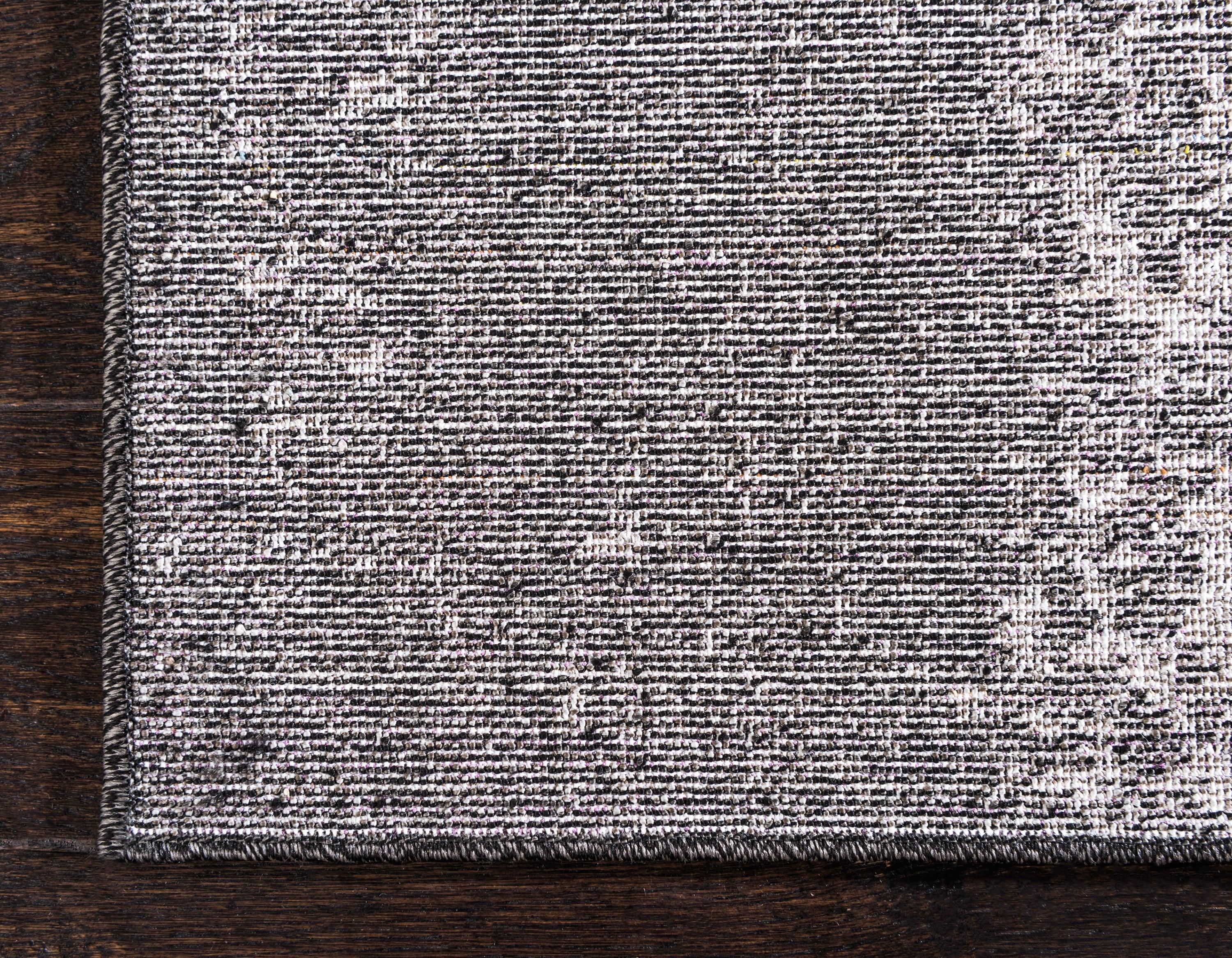 Unique Loom Del Mar Collection Area Rug - Lucille (7' 10" x 11' Rectangle Dark Gray/Ivory)