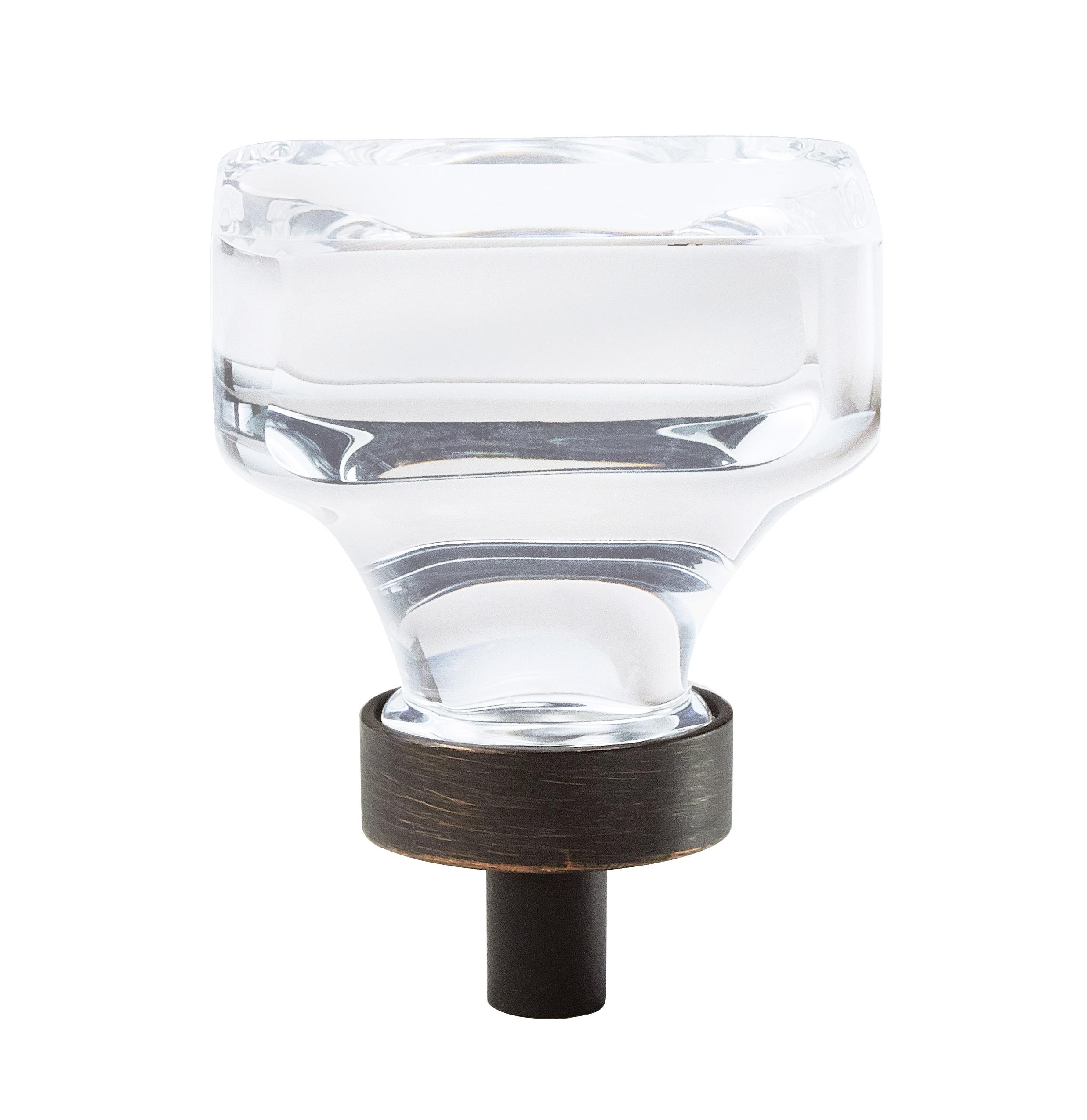 Glacio 1 3/8" Length Square Knob