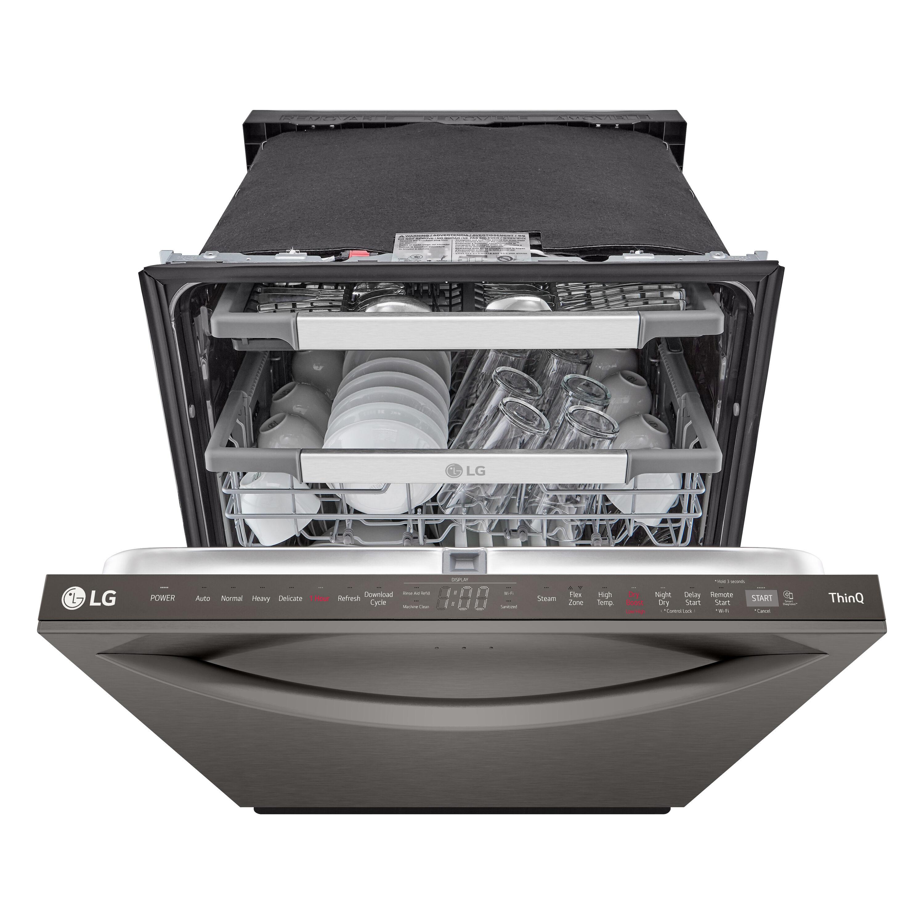 LG LG Smart Top Control Dishwasher with 1-Hour Wash & Dry, QuadWash® Pro, TrueSteam®, and Dynamic Heat Dry™ LDTH7972D