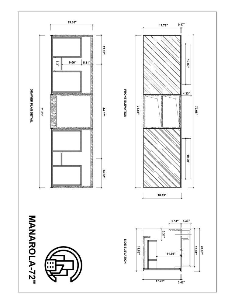 Shelley 72.05'' Double Bathroom Vanity