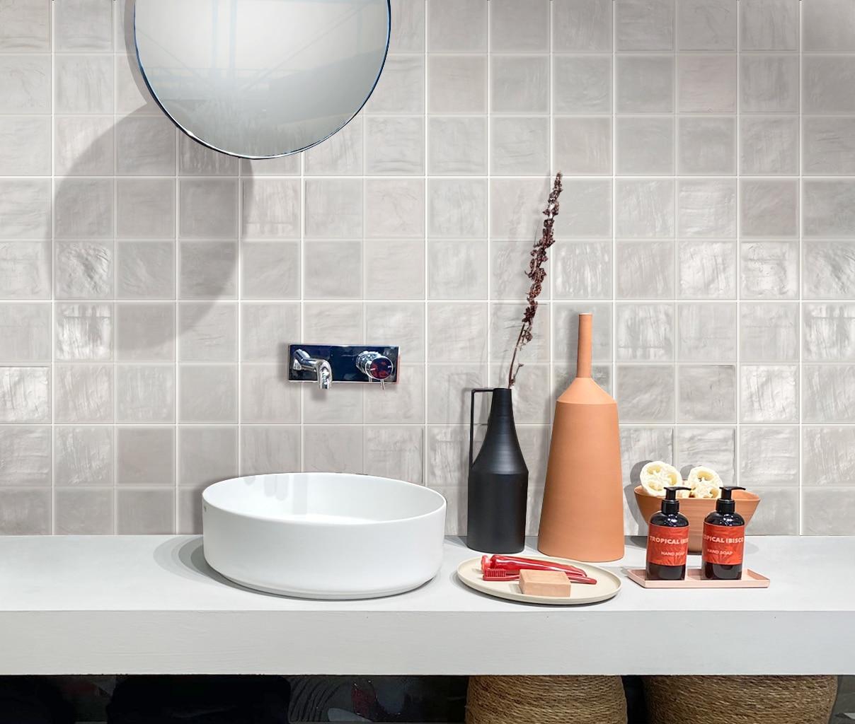 Apollo Tile 60 pack 4 in. x 4 in. Polished and Honed Ceramic Subway Wall Tile (6.48 sq. ft./Case)