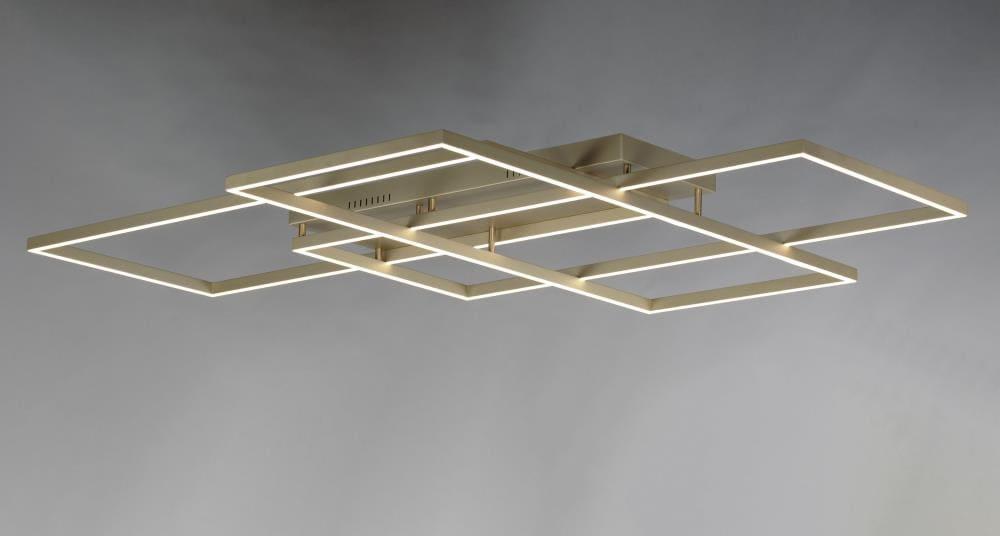 E21513-CHP-ET2 Lighting-Traverse-80W 1 LED Flush Mount-23.5 Inches wide by 6.75 inches high-Champagne Finish