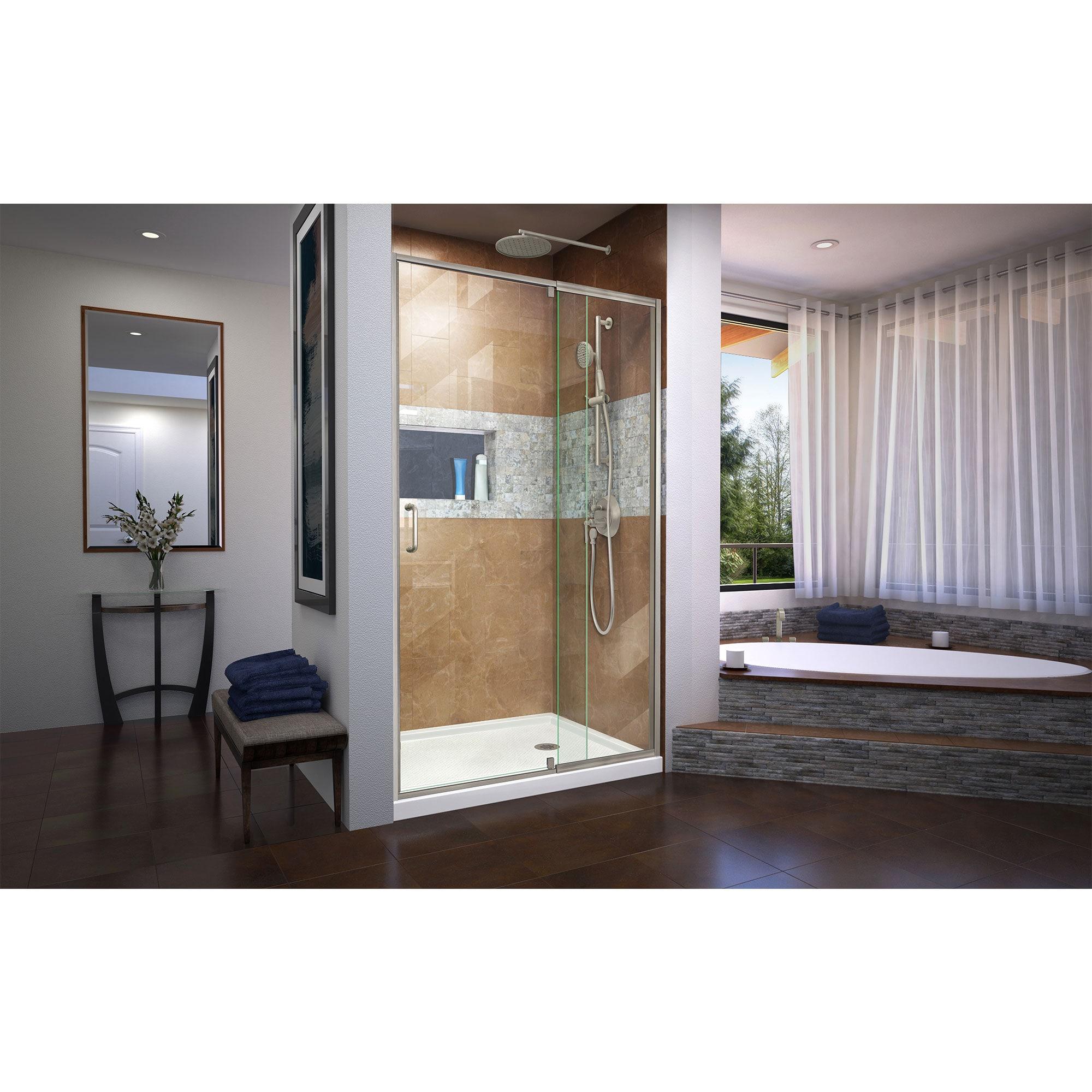 DreamLine SHDR-2242720-04 Flex 38" W x 72" H Pivot Semi-Frameless Shower Door