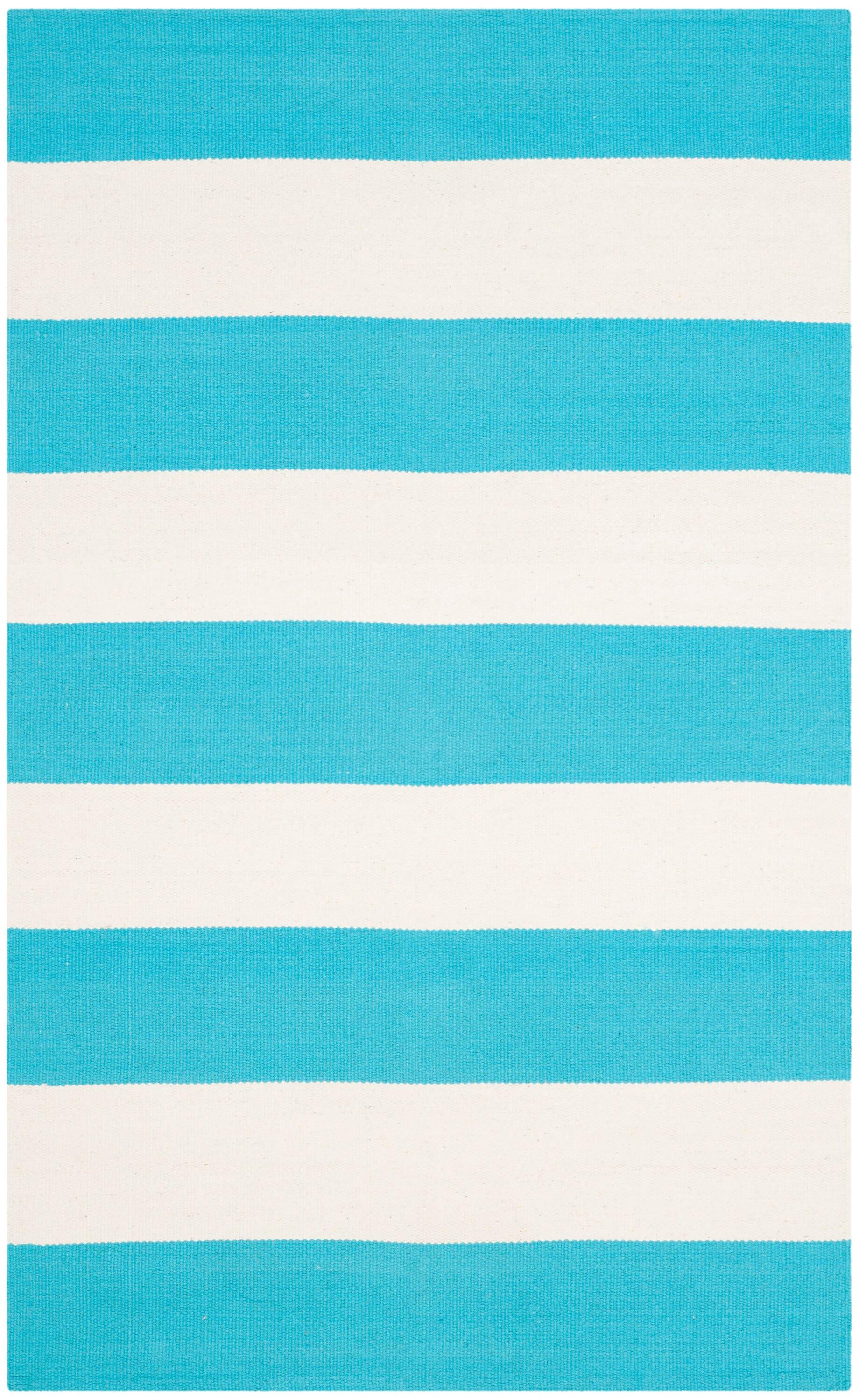 Morabito Hand Woven Cotton Striped Rug